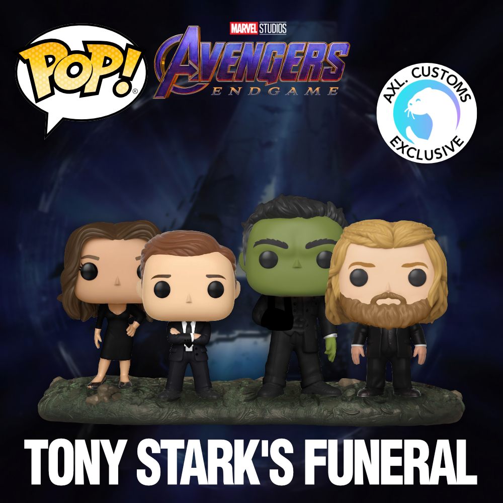 Custom Funko Pop Concept Avengers Endgame - Tony Stark's Funeral