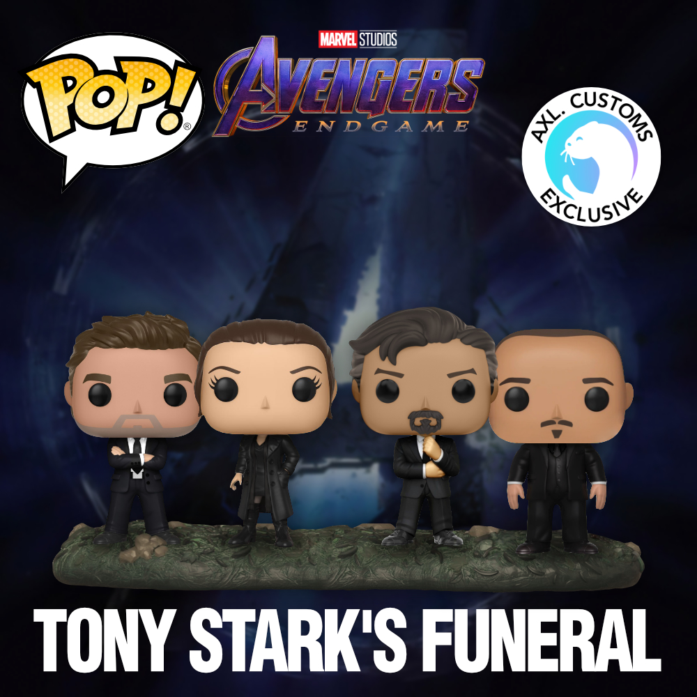 Custom Funko Pop Concept Avengers Endgame - Tony Stark's Funeral