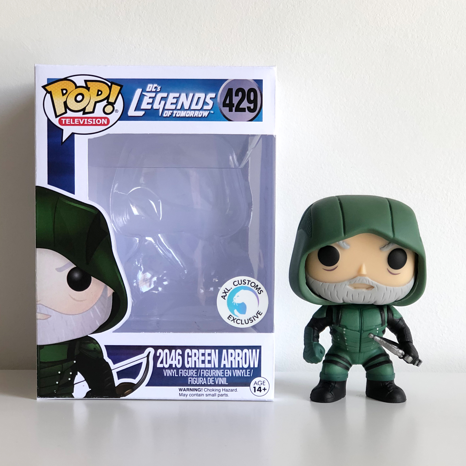 Front Shot Unboxed DC’s Legends of Tomorrow - 2046 Green Arrow Custom Funko Pop