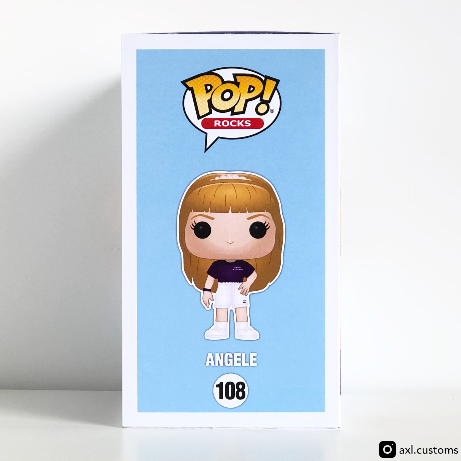 Side Shot Angèle Custom Funko Pop