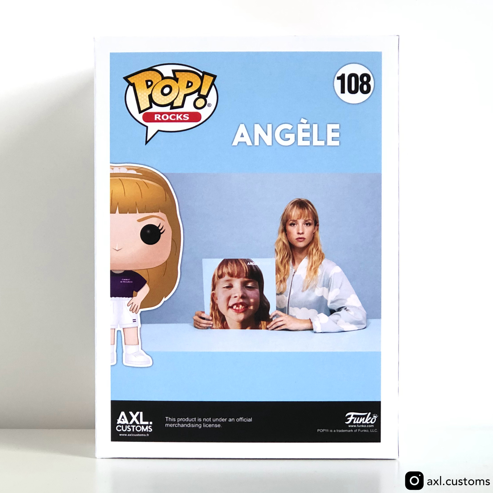 Back Shot Angèle Custom Funko Pop