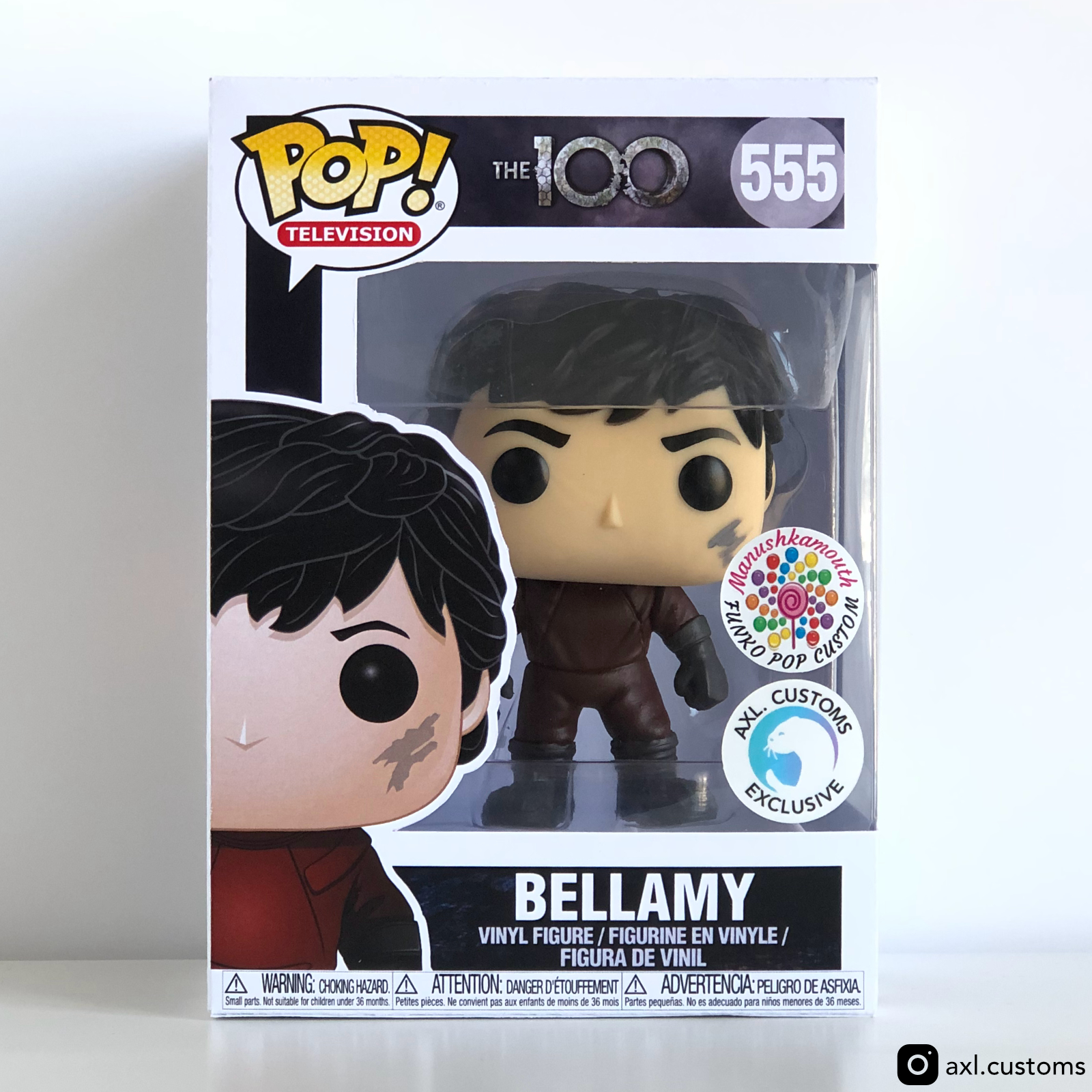Front Shot The 100 - Bellamy Custom Funko Pop