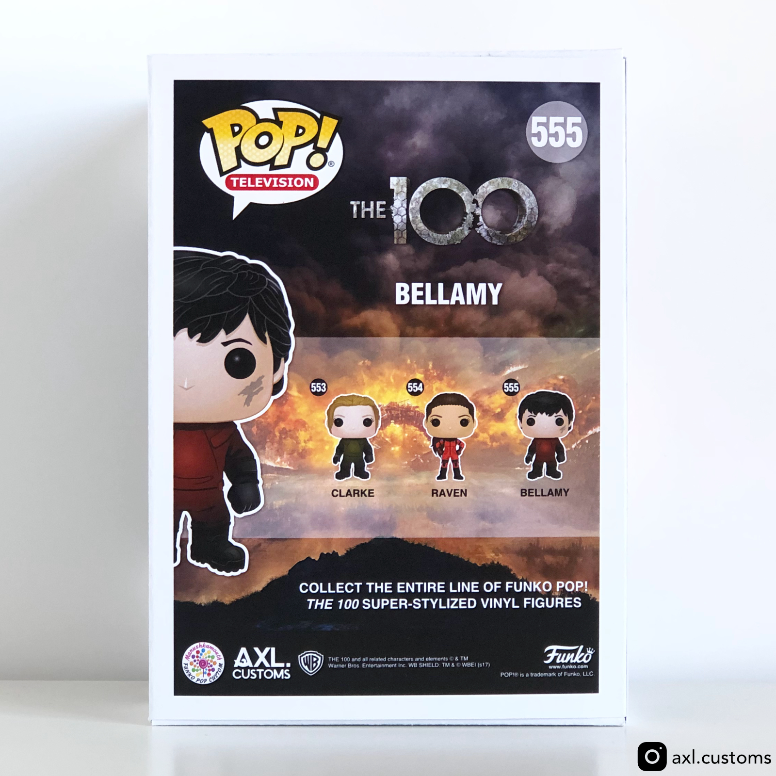 Back Shot The 100 - Bellamy Custom Funko Pop