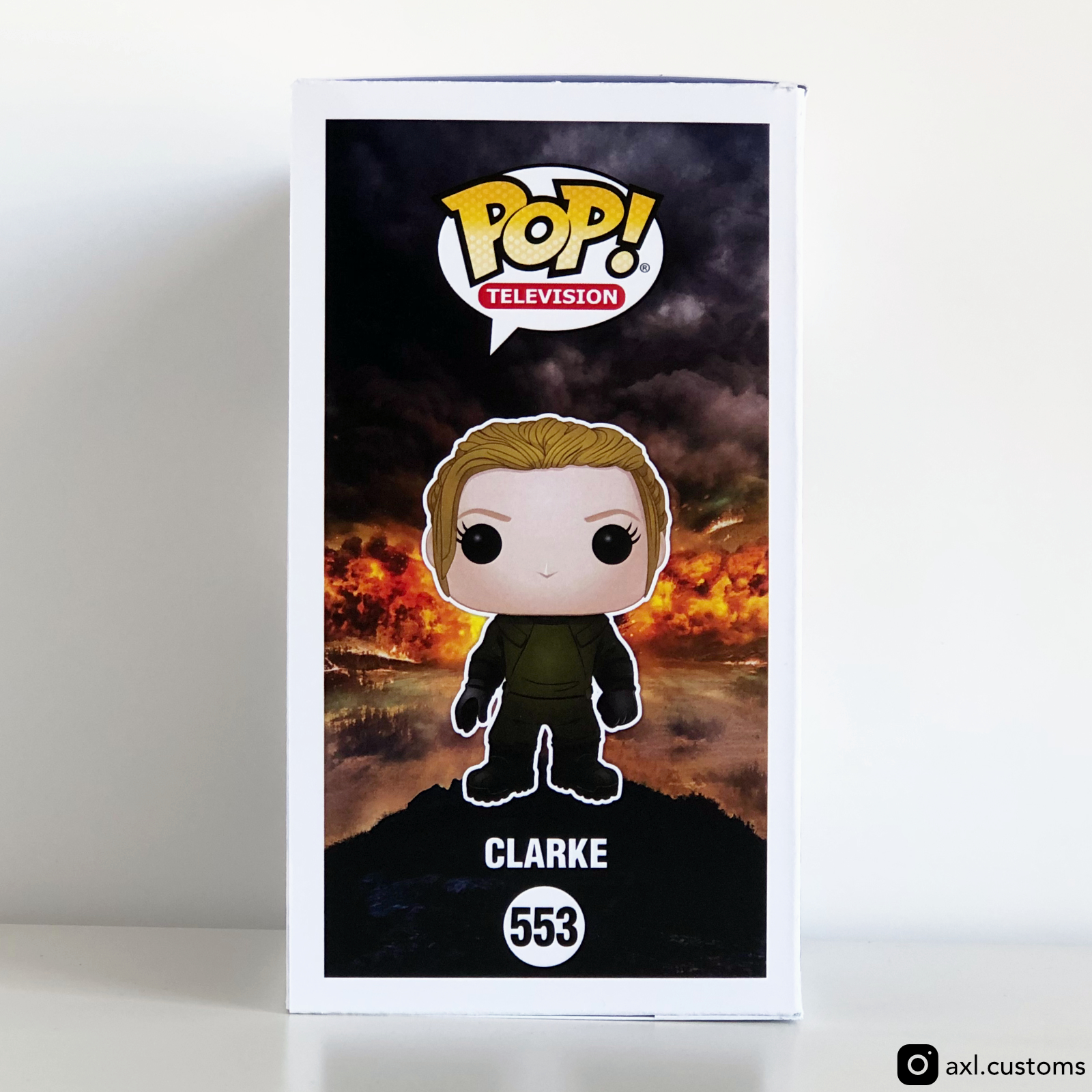 Side Shot The 100 - Clarke Custom Funko Pop