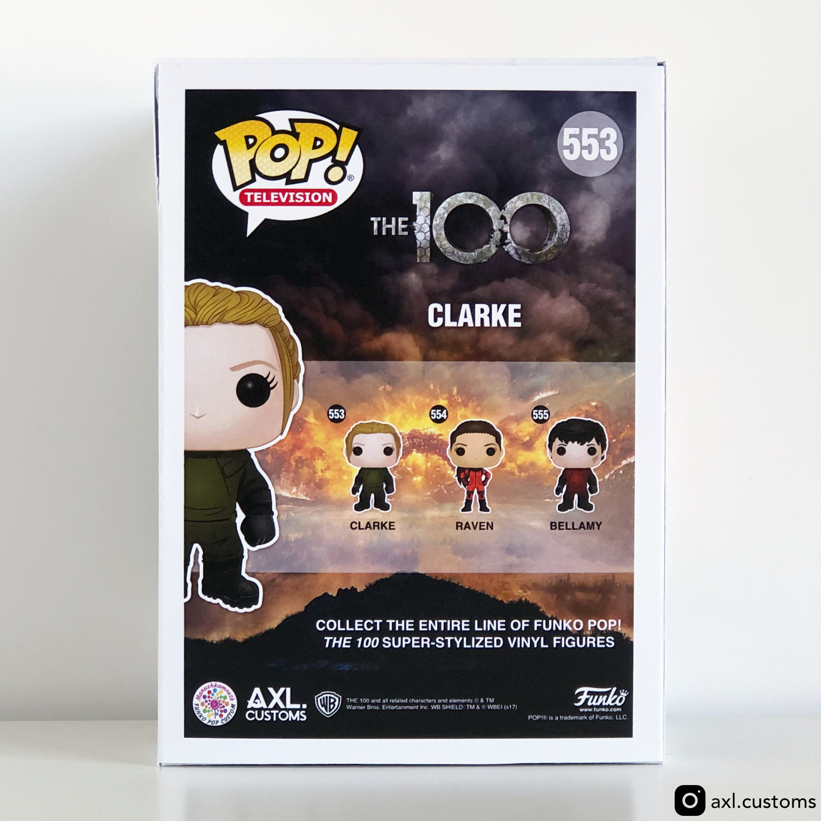 Back Shot The 100 - Clarke Custom Funko Pop