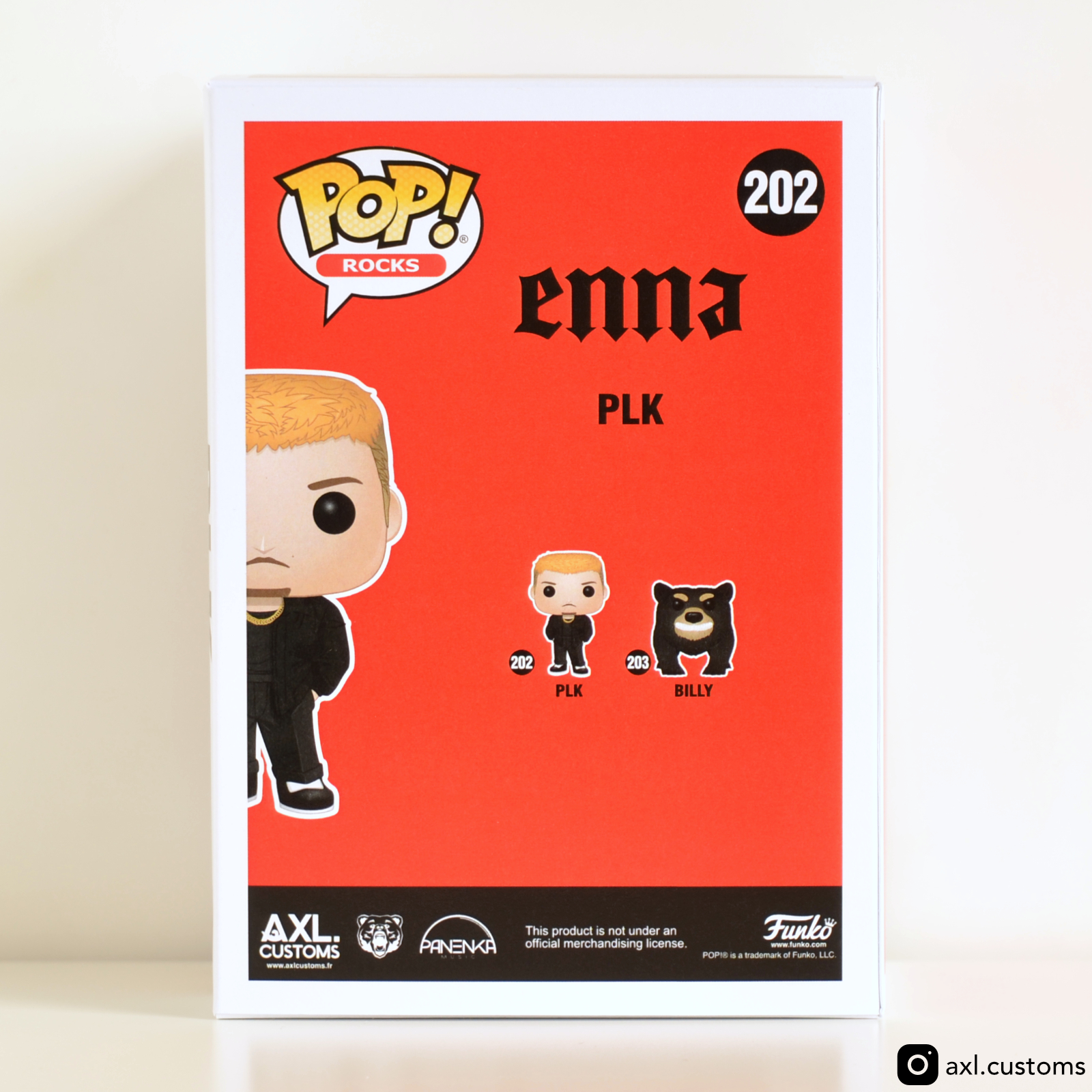 Back Shot Enna Music - PLK Custom Funko Pop