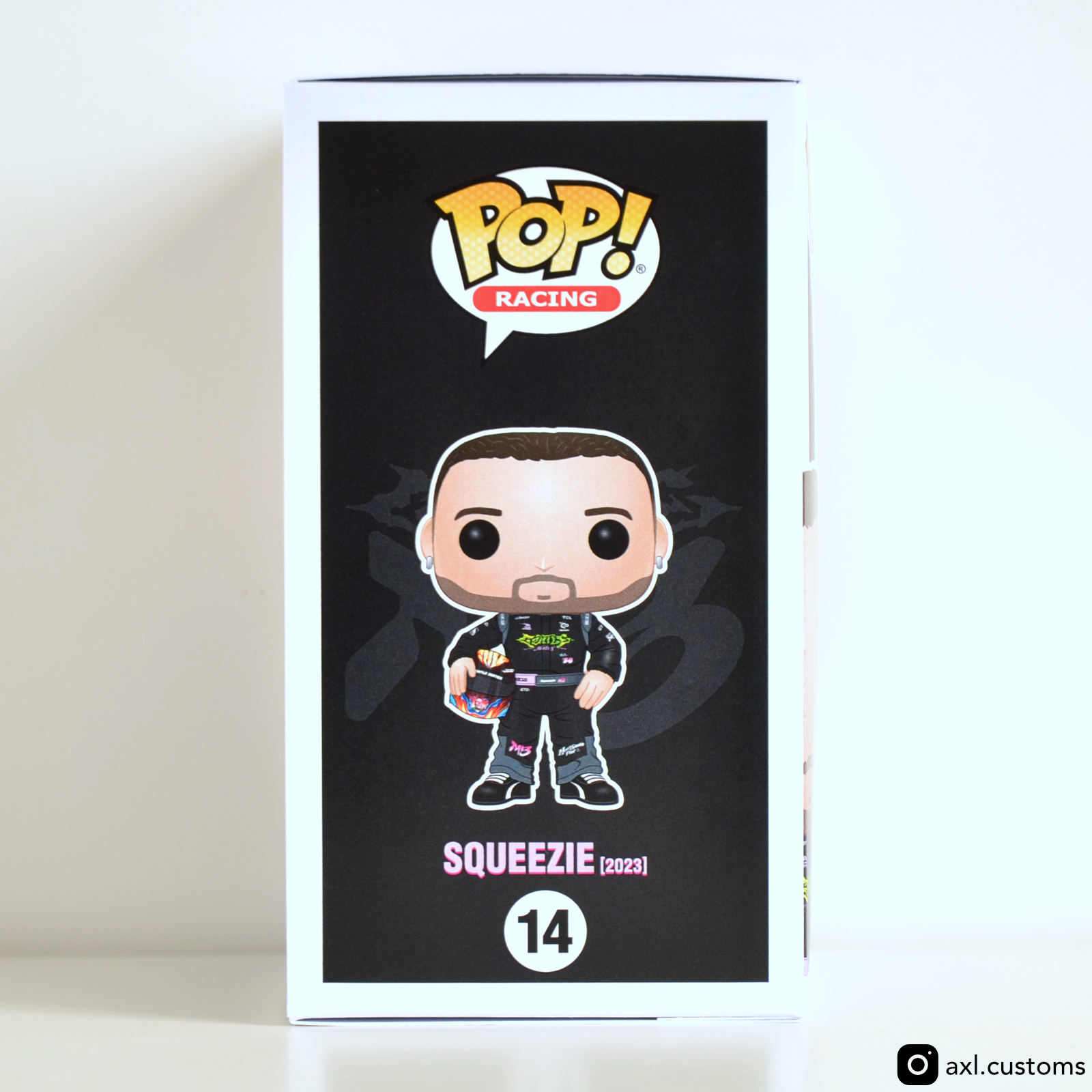 Side Shot GP Explorer 2 - Squeezie Custom Funko Pop