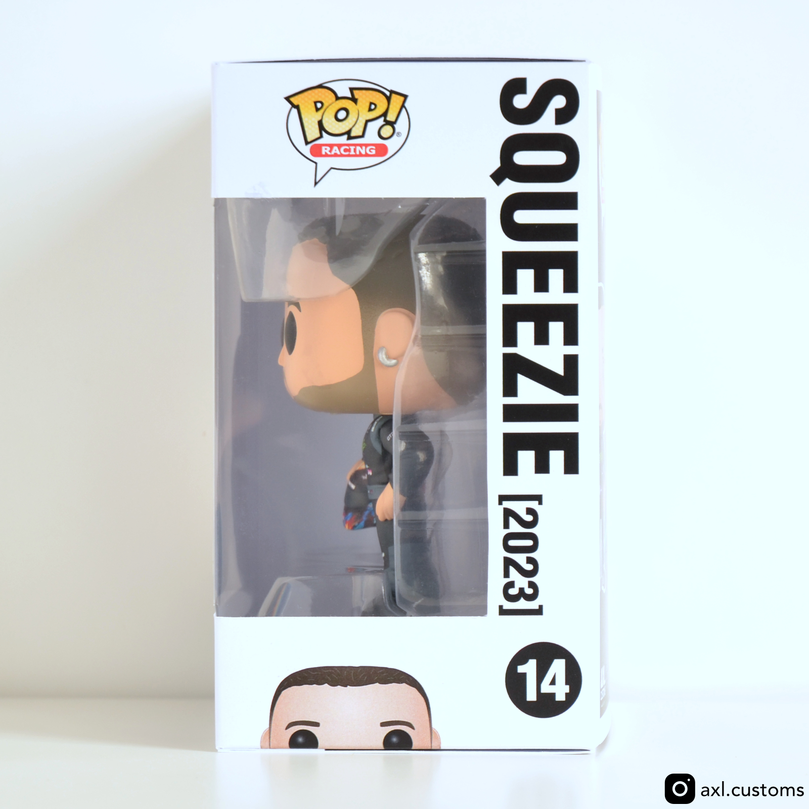 Window Side Shot GP Explorer 2 - Squeezie Custom Funko Pop