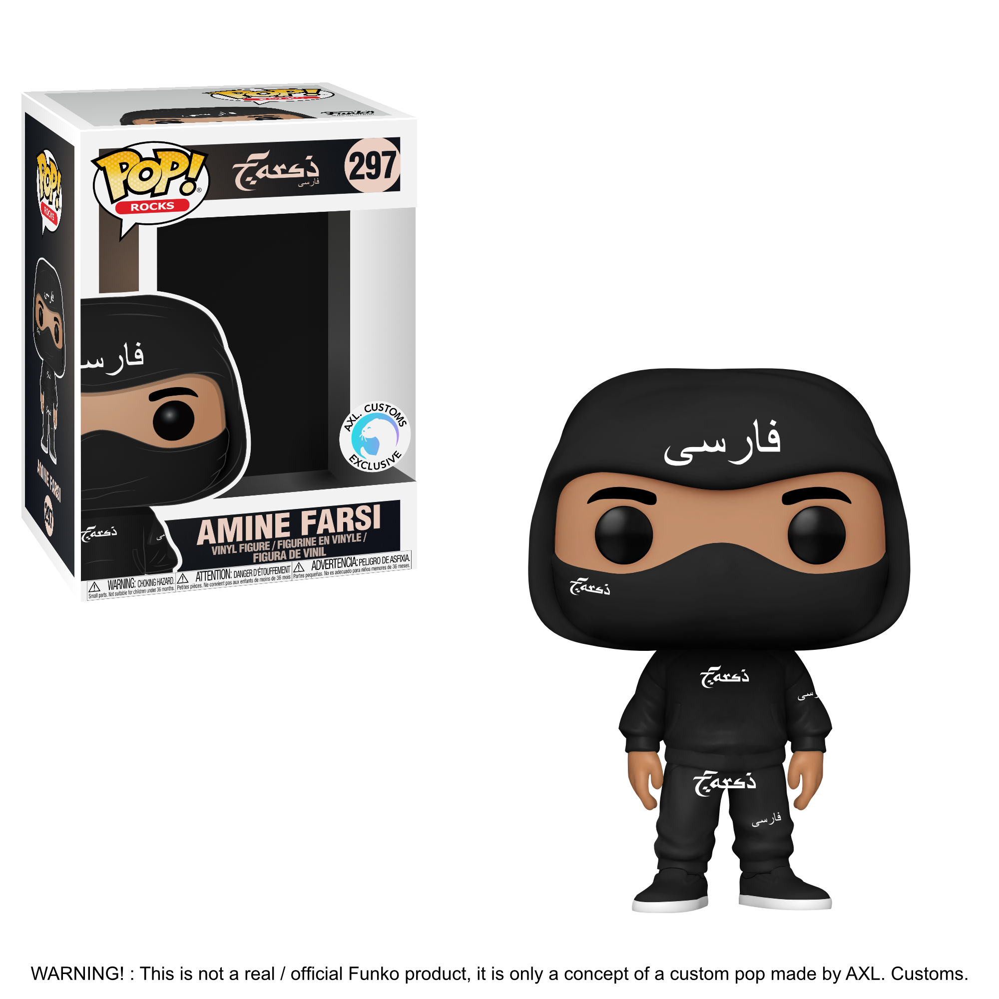 Glam Shot Amine Farsi Custom Funko Pop