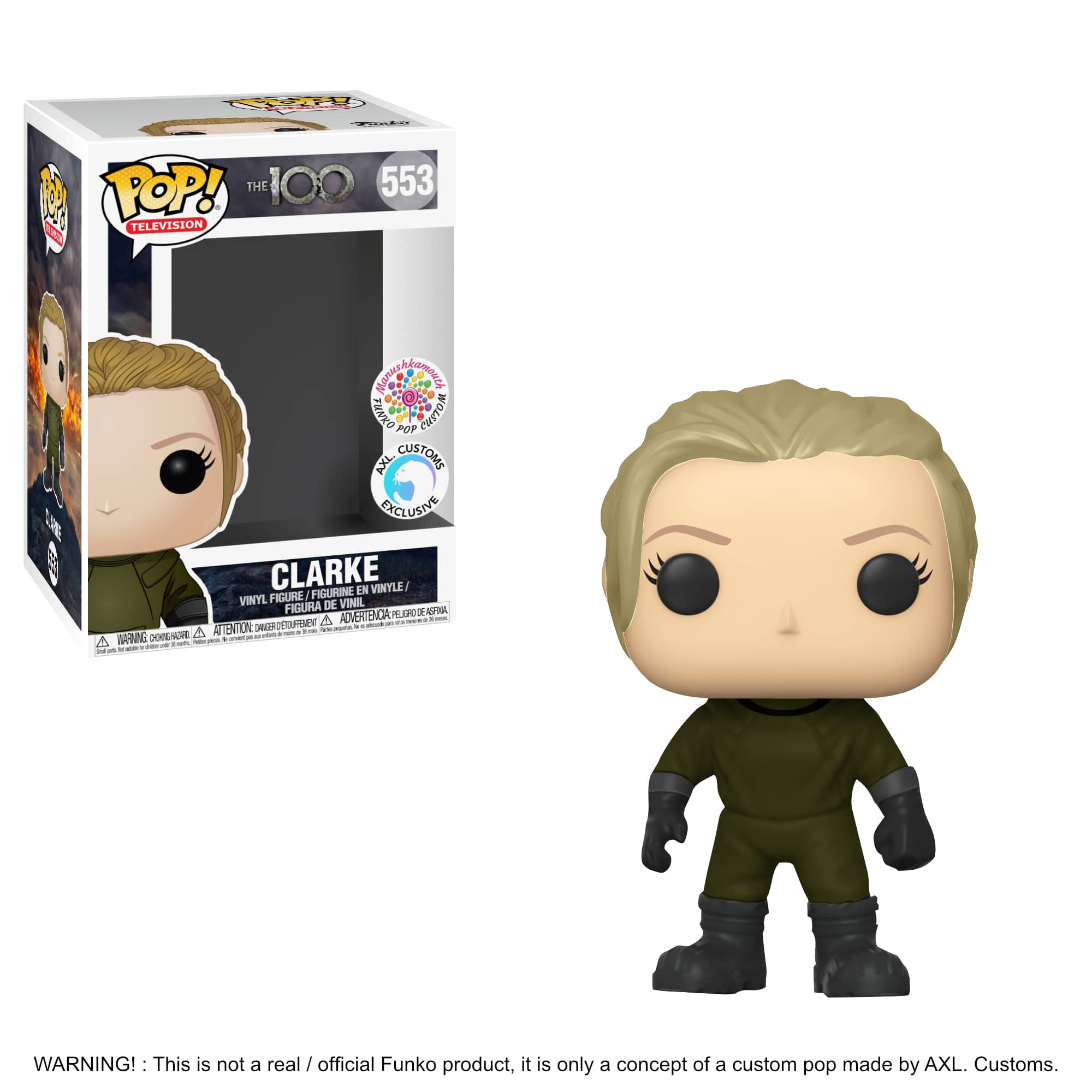 Glam Shot The 100 - Clarke Custom Funko Pop
