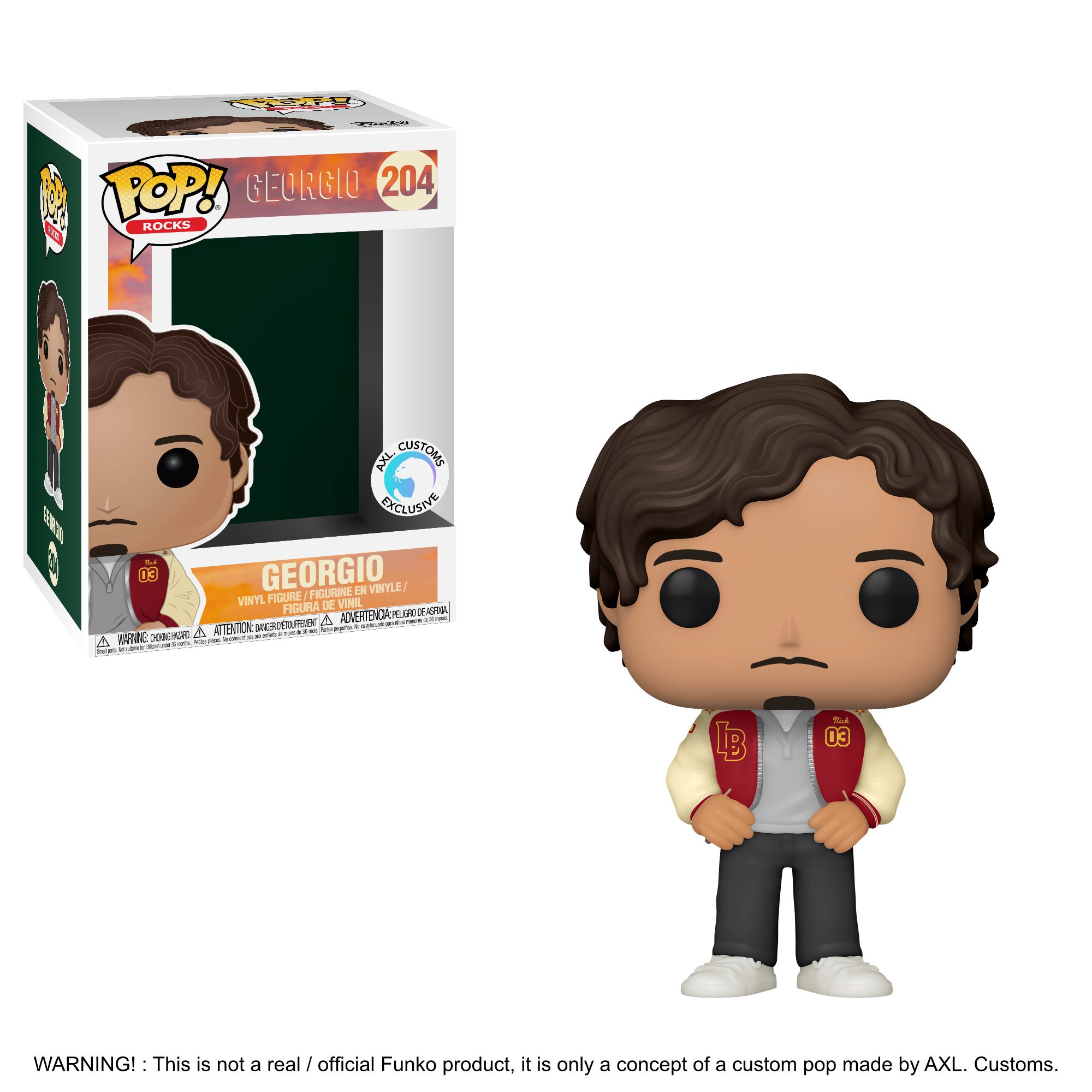 Glam Shot Georgio Custom Funko Pop