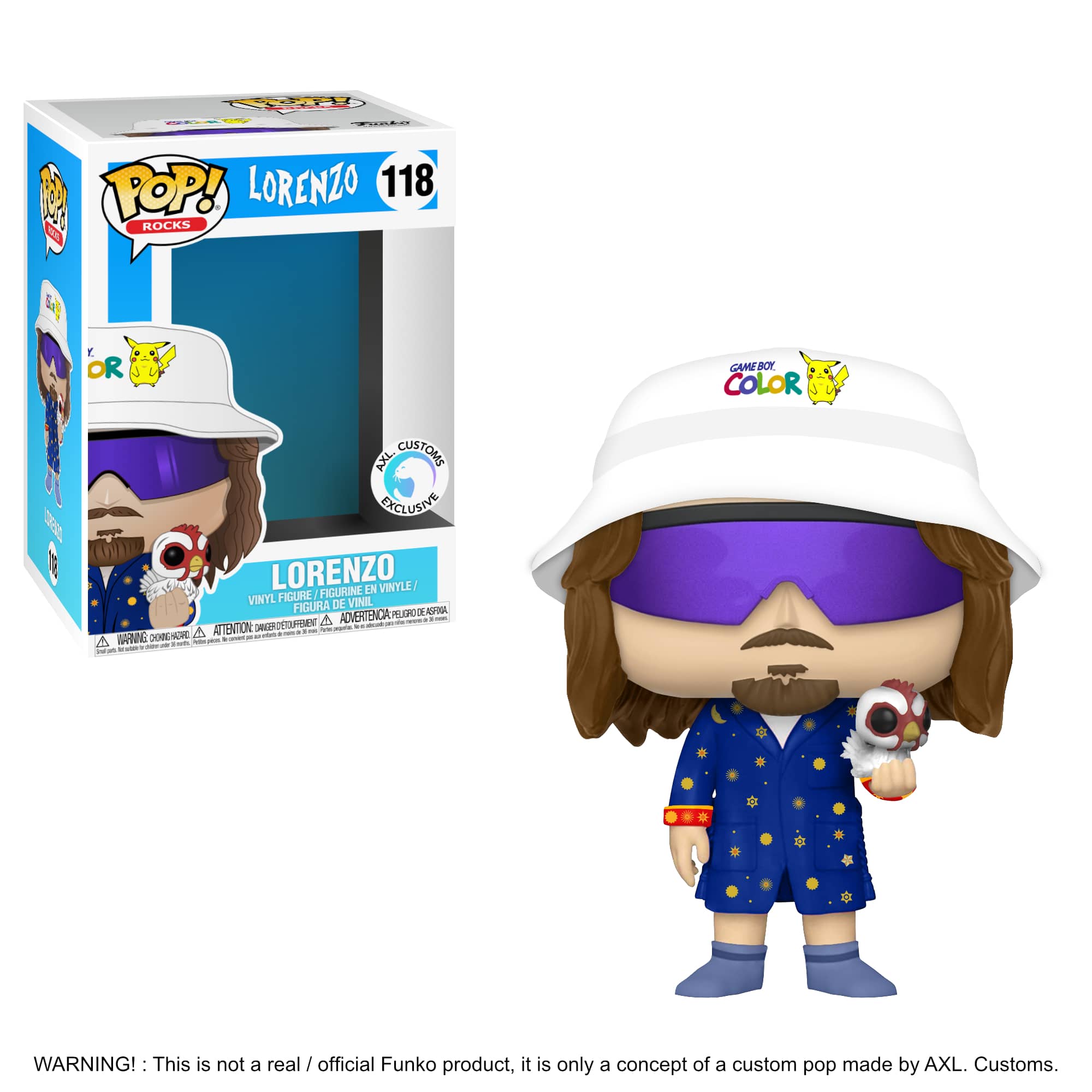 Glam Shot Lorenzo Custom Funko Pop