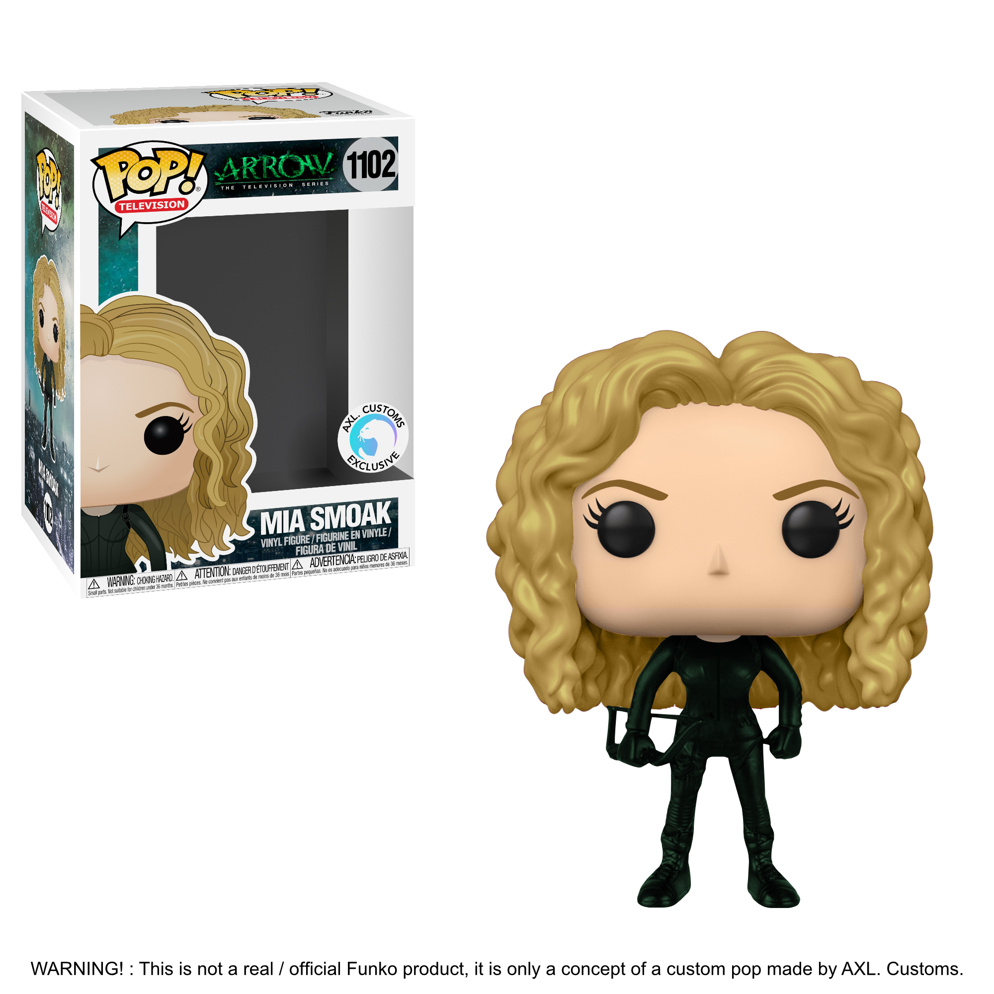 Glam Shot Arrow - Mia Smoak Custom Funko Pop