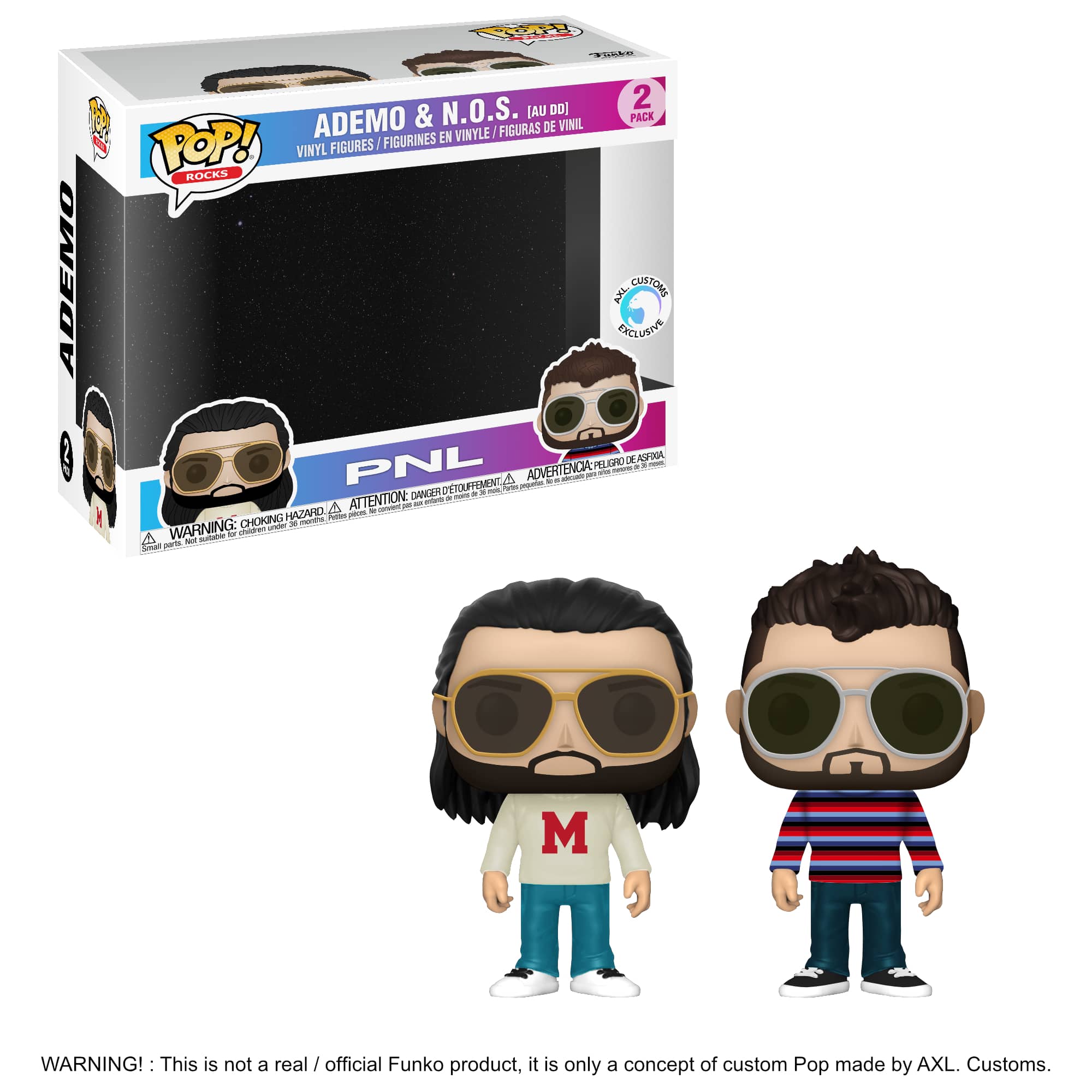 Glam Shot PNL - Ademo & N.O.S. (Au DD) Custom Funko Pop
