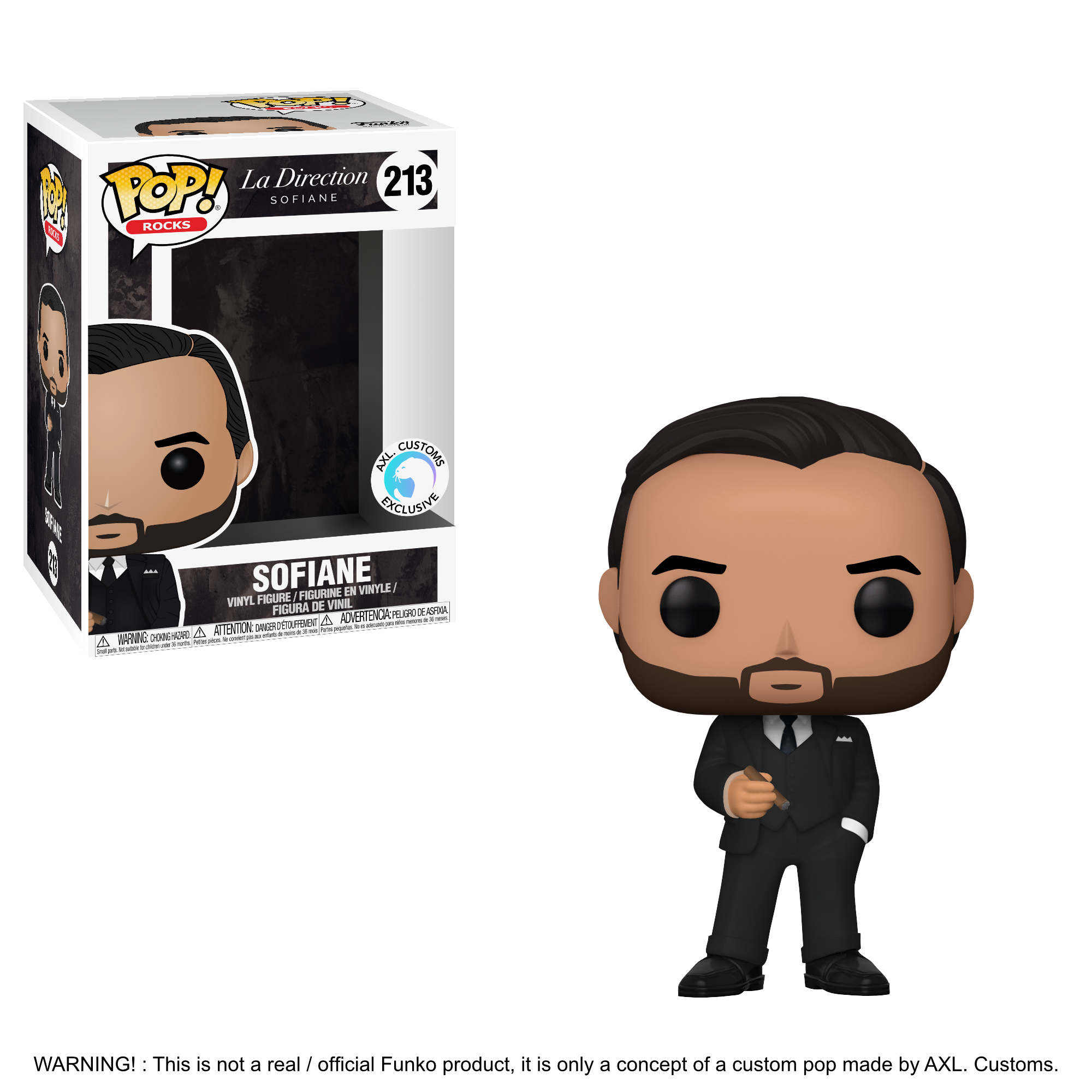 Glam Shot La Direction - Sofiane Custom Funko Pop