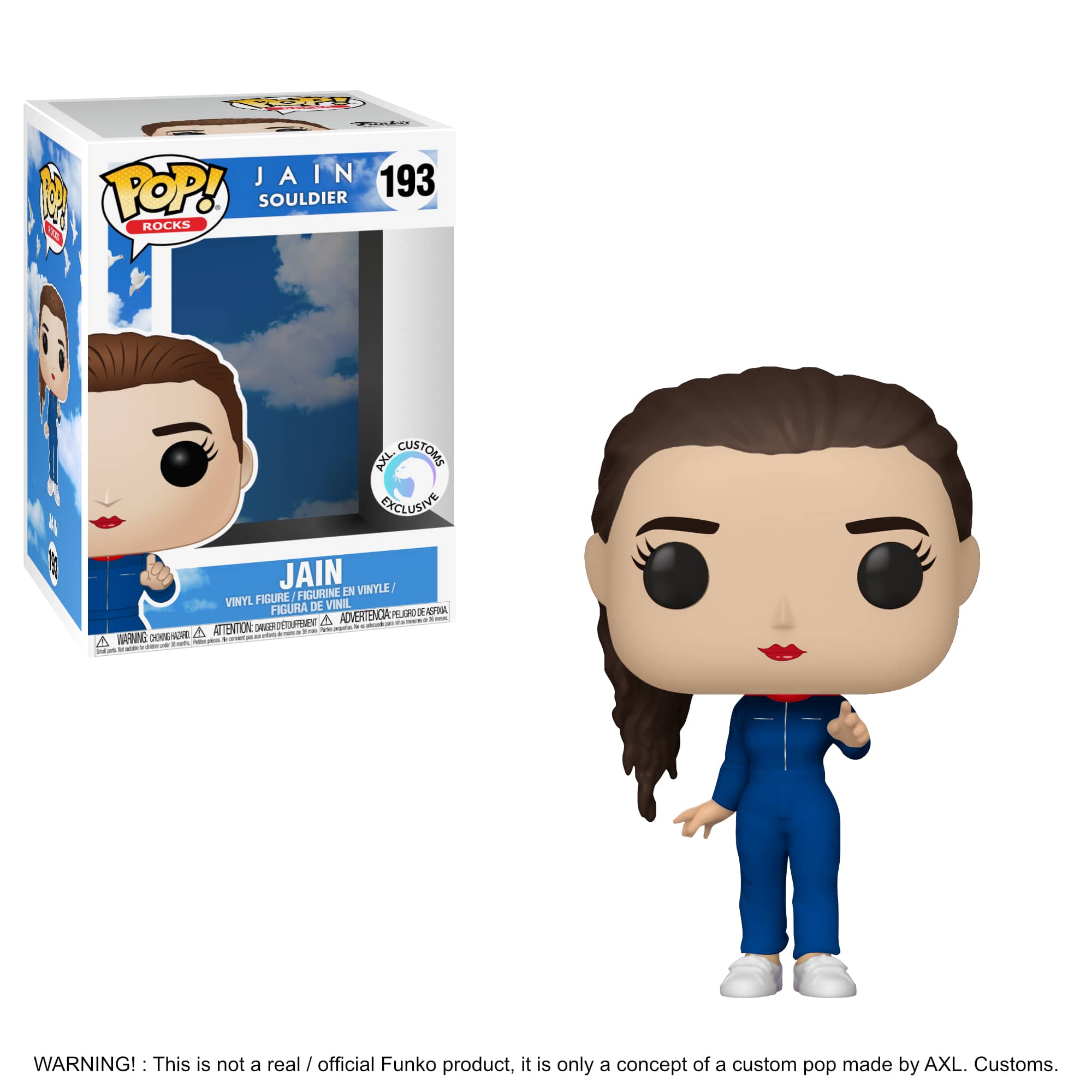 Glam Shot Souldier - Jain Custom Funko Pop