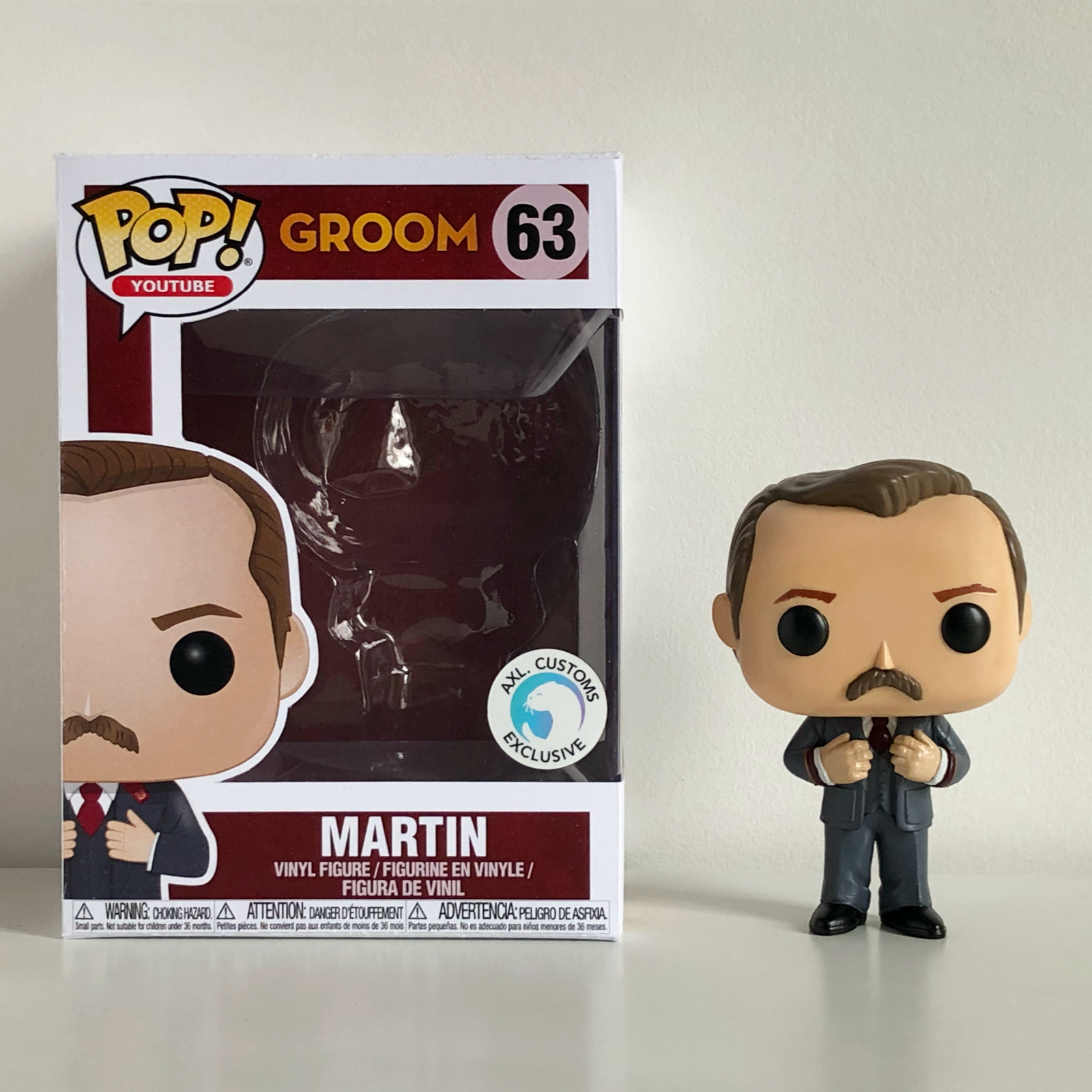 Front Shot Unboxed Groom - Martin Custom Funko Pop