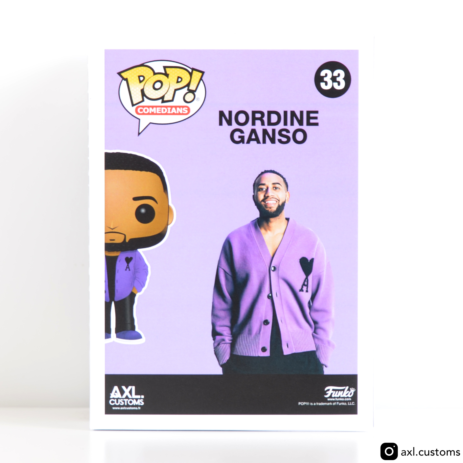 Back Shot Nordine Ganso Custom Funko Pop
