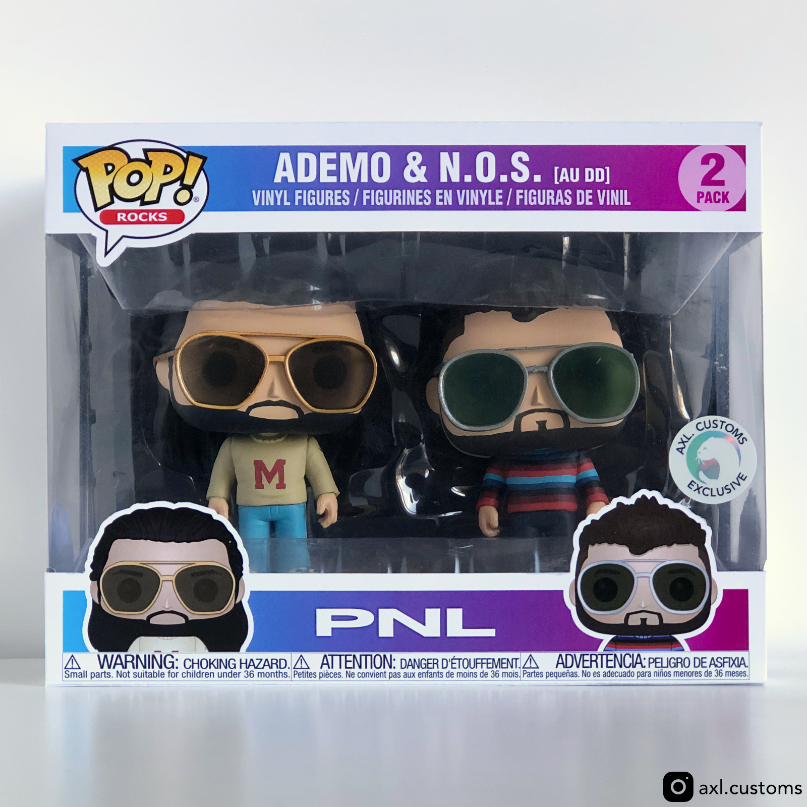 Front Shot PNL - Ademo & N.O.S. (Au DD) Custom Funko Pop