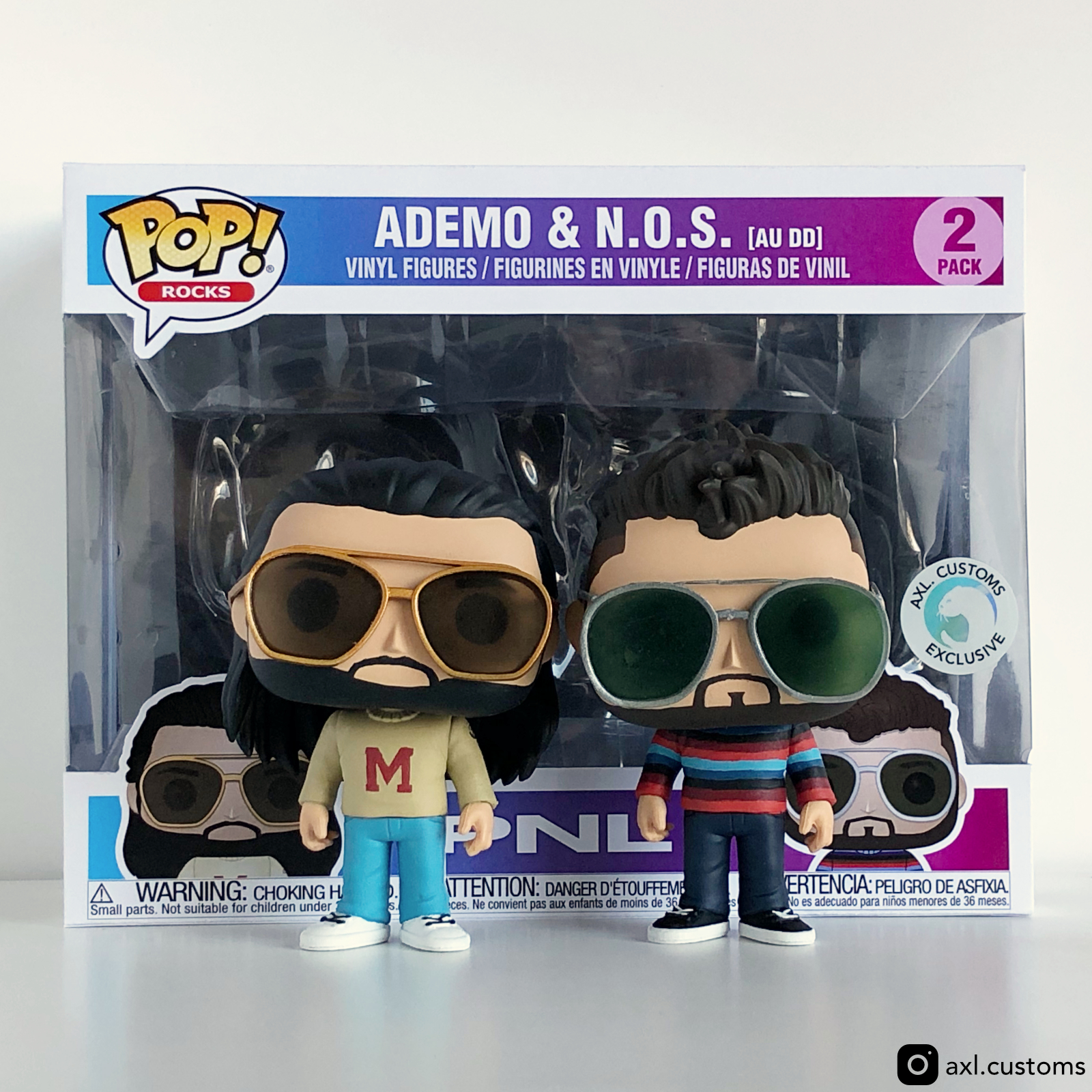 Front Shot Unboxed PNL - Ademo & N.O.S. (Au DD) Custom Funko Pop