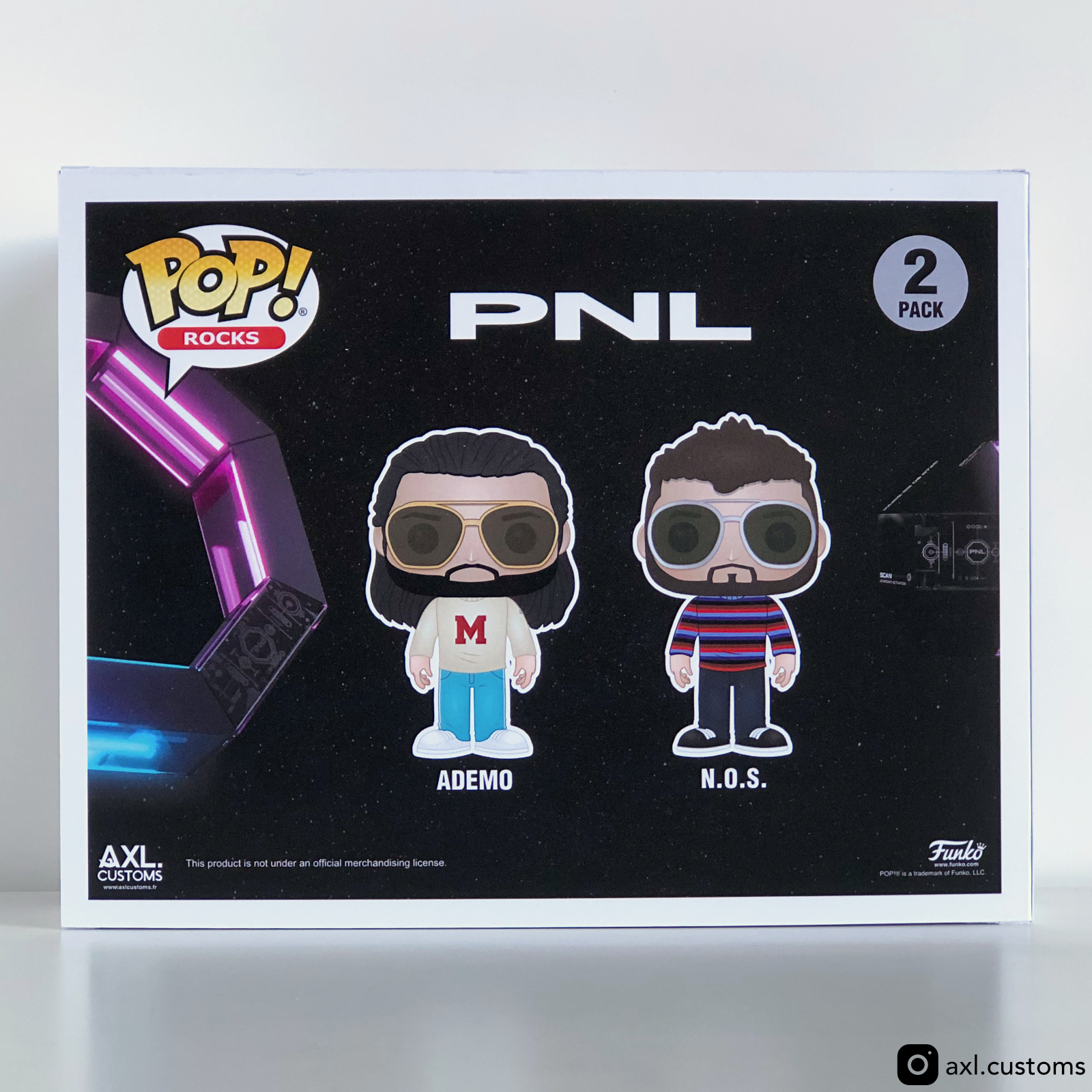 Back Shot PNL - Ademo & N.O.S. (Au DD) Custom Funko Pop