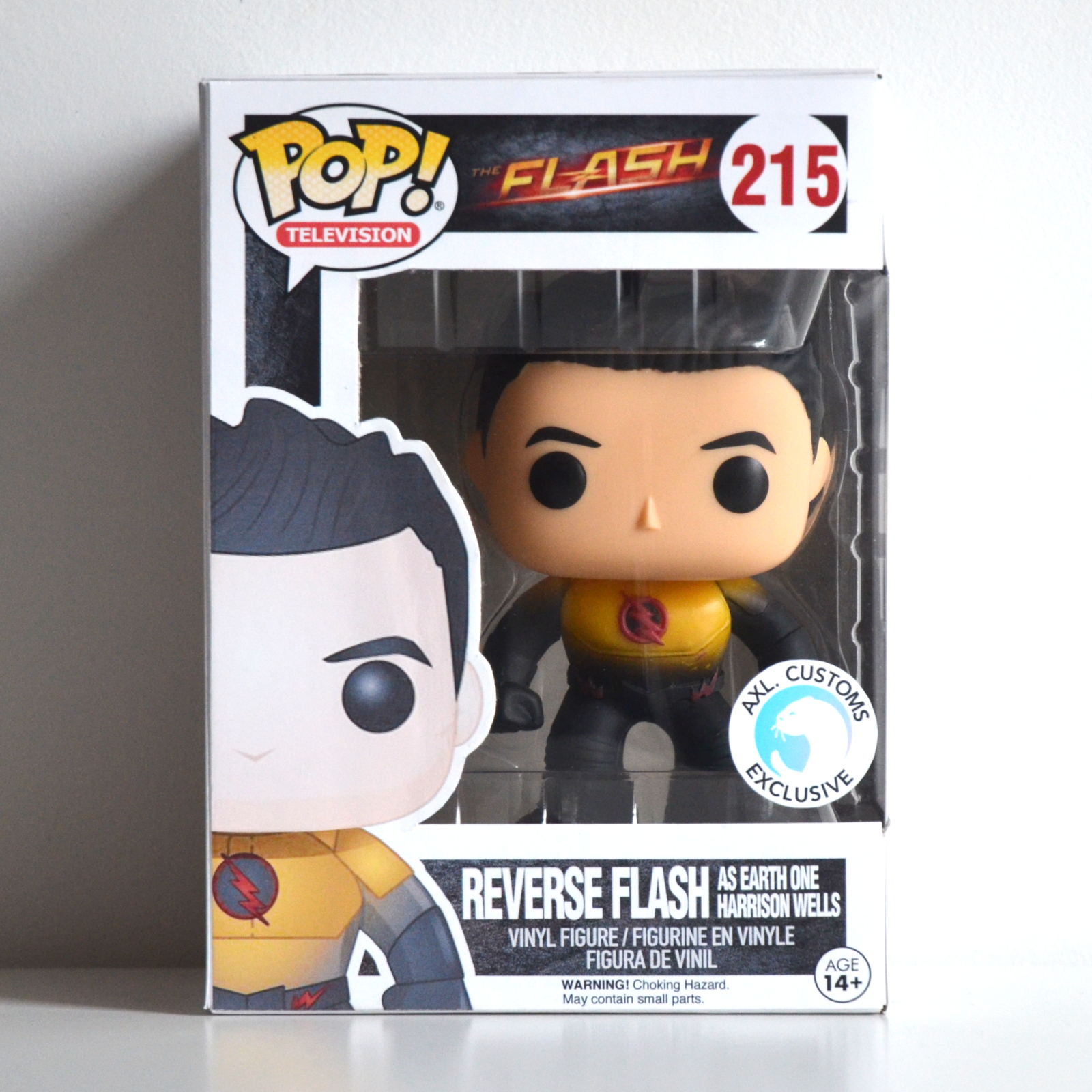 Front Shot The Flash - Reverse Flash as Earth One Harrison Wells Custom Funko Pop