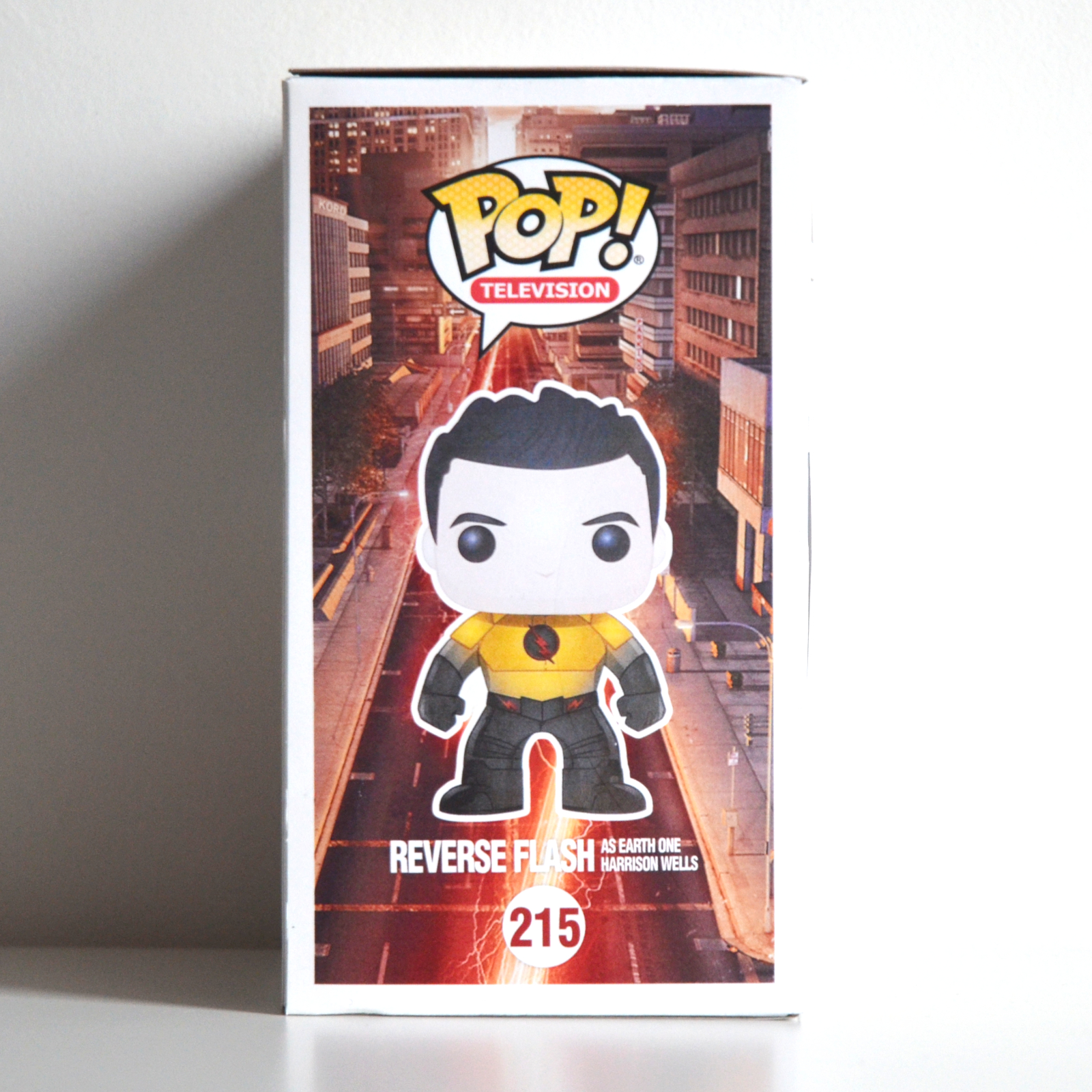 Side Shot The Flash - Reverse Flash as Earth One Harrison Wells Custom Funko Pop