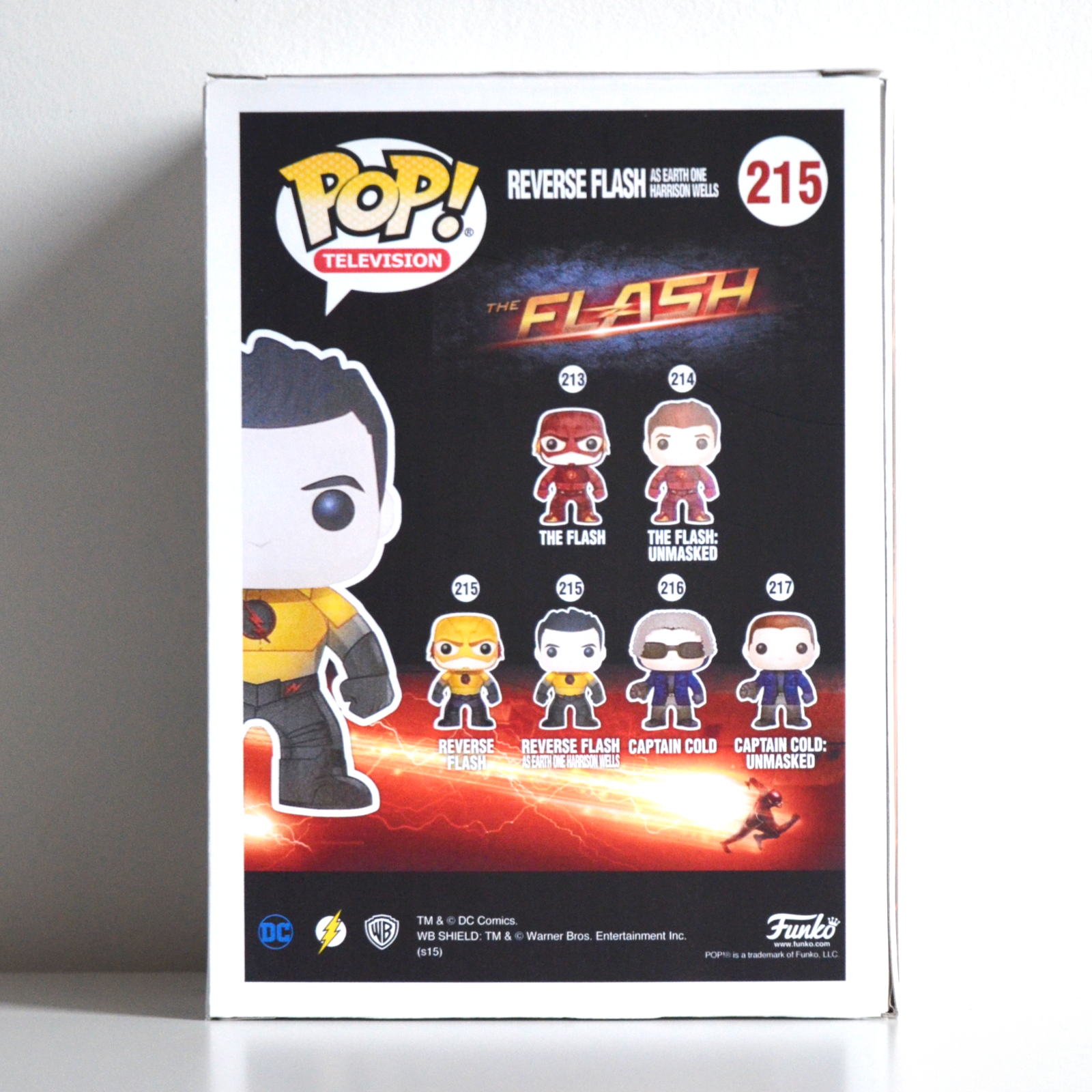 Back Shot The Flash - Reverse Flash as Earth One Harrison Wells Custom Funko Pop