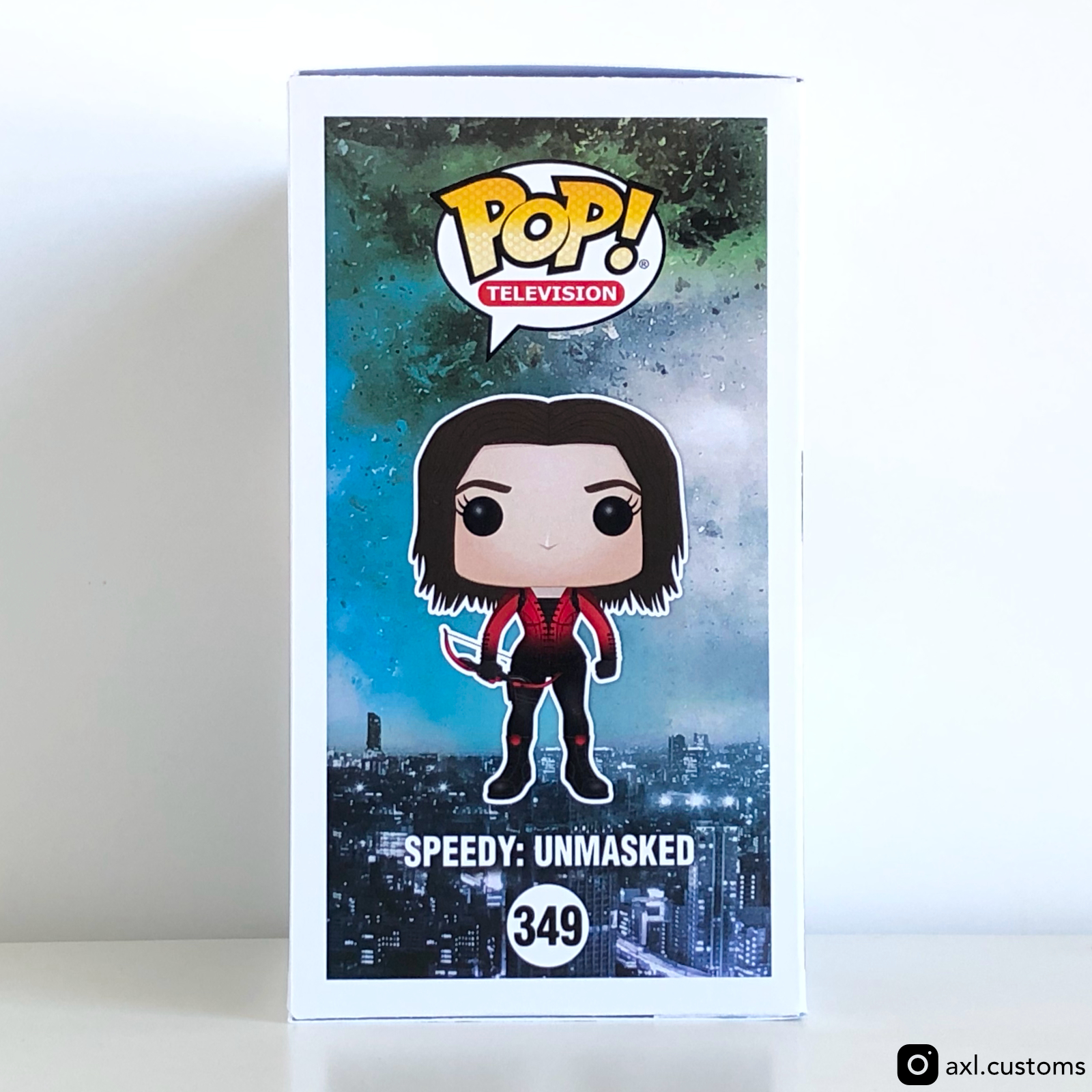 Side Shot Arrow - Speedy: Unmasked Custom Funko Pop