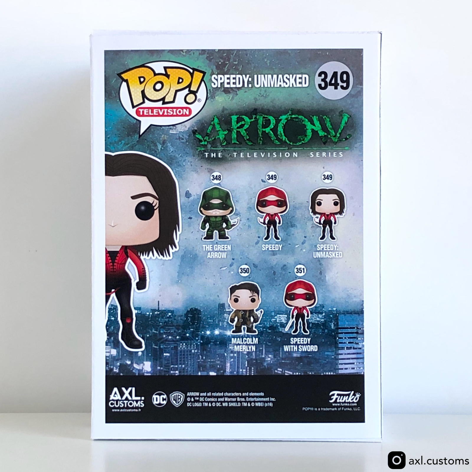 Back Shot Arrow - Speedy: Unmasked Custom Funko Pop