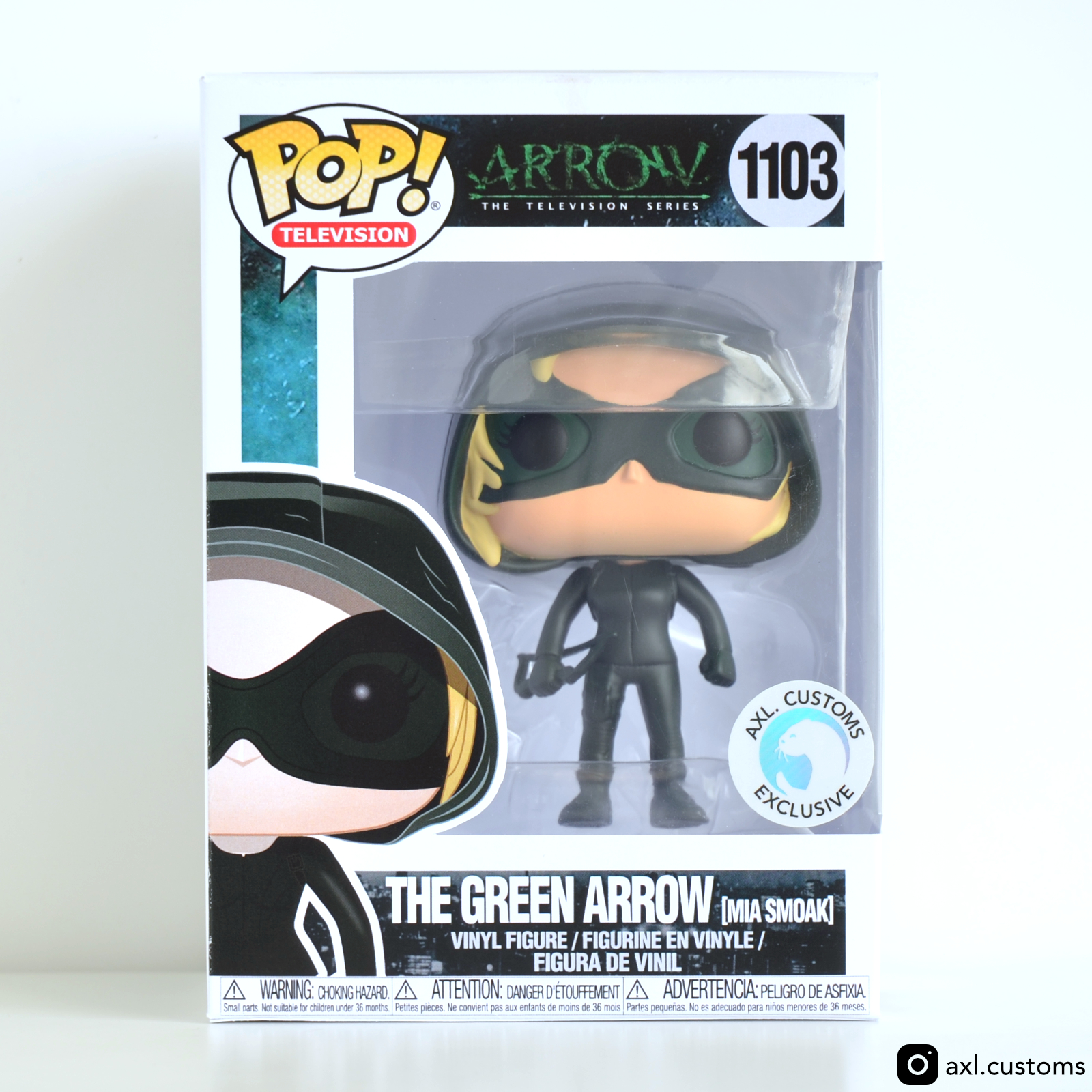 Front Shot Arrow - The Green Arrow (Mia Smoak) Custom Funko Pop