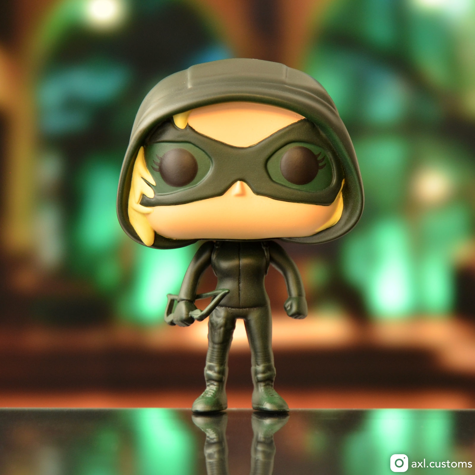 Zoom Arrow - The Green Arrow (Mia Smoak) Custom Funko Pop