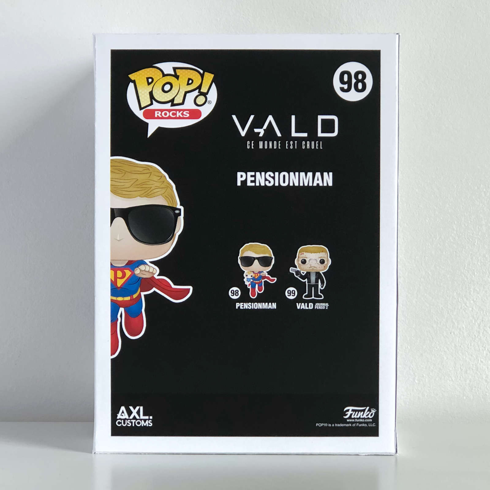 Back Shot Vald : Ce monde est cruel - Pensionman Custom Funko Pop