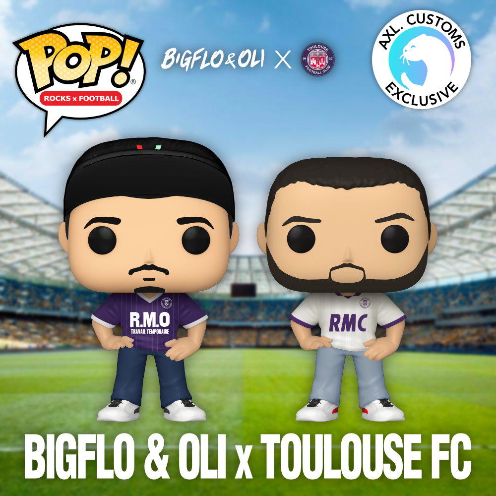 Custom Funko Pop Concept BigFlo & Oli x Toulouse FC (83/84 & 86/87)