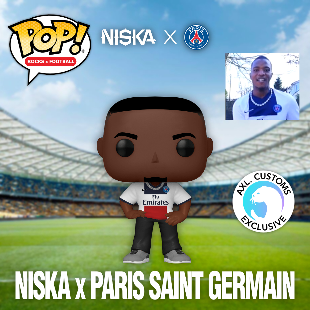 Custom Funko Pop Concept Niska x Paris Saint Germain (2013/2014)