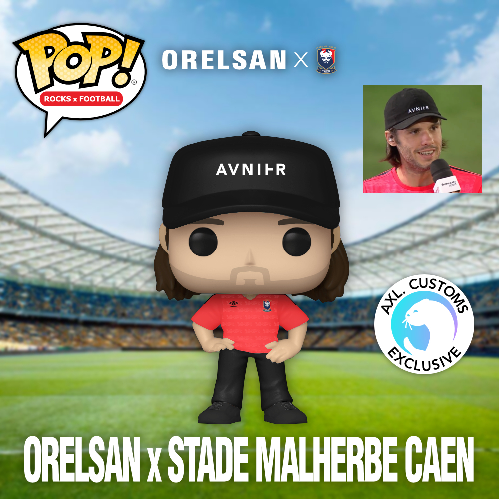 Custom Funko Pop Concept Orelsan x Stade Malherbe Caen (2017/2018)