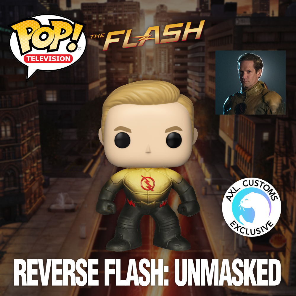 Custom Funko Pop Concept The Flash - Reverse Flash: Unmasked