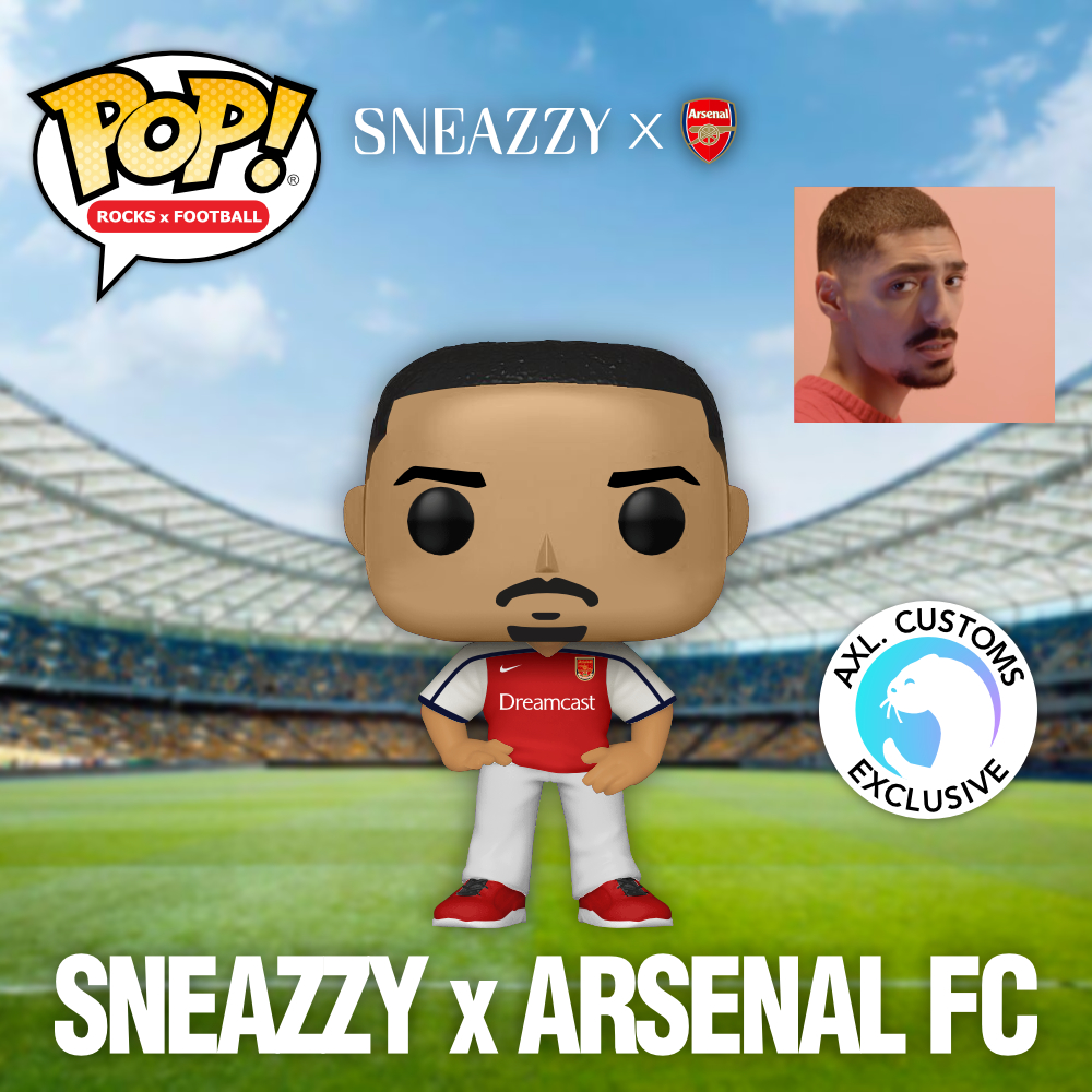 Custom Funko Pop Concept Sneazzy x Arsenal FC (2000/2001)