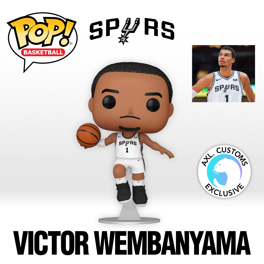 Custom Funko Pop Concept San Antonio Spurs - Victor Wembanyama (Association Jersey)