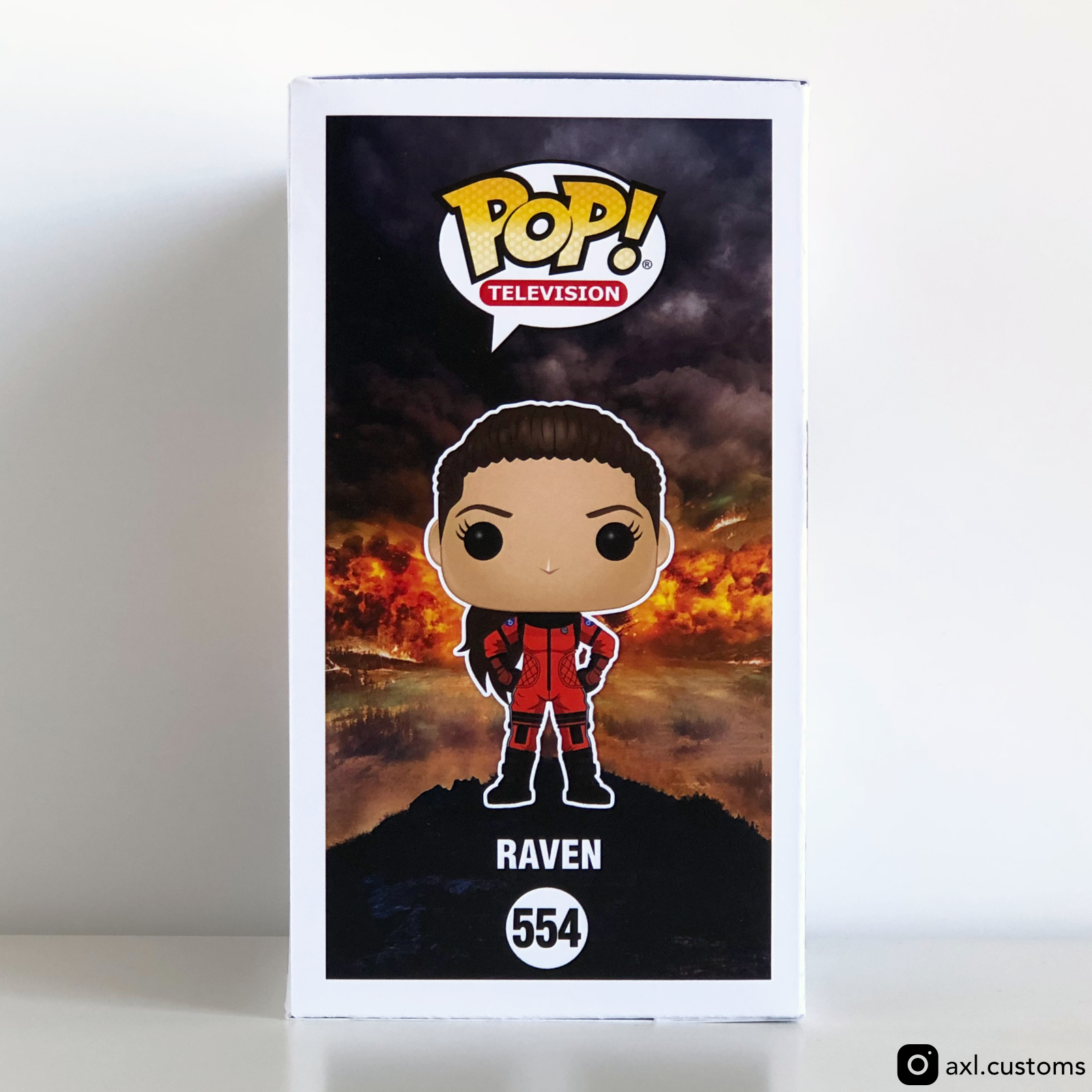 Side Shot The 100 - Raven Custom Funko Pop