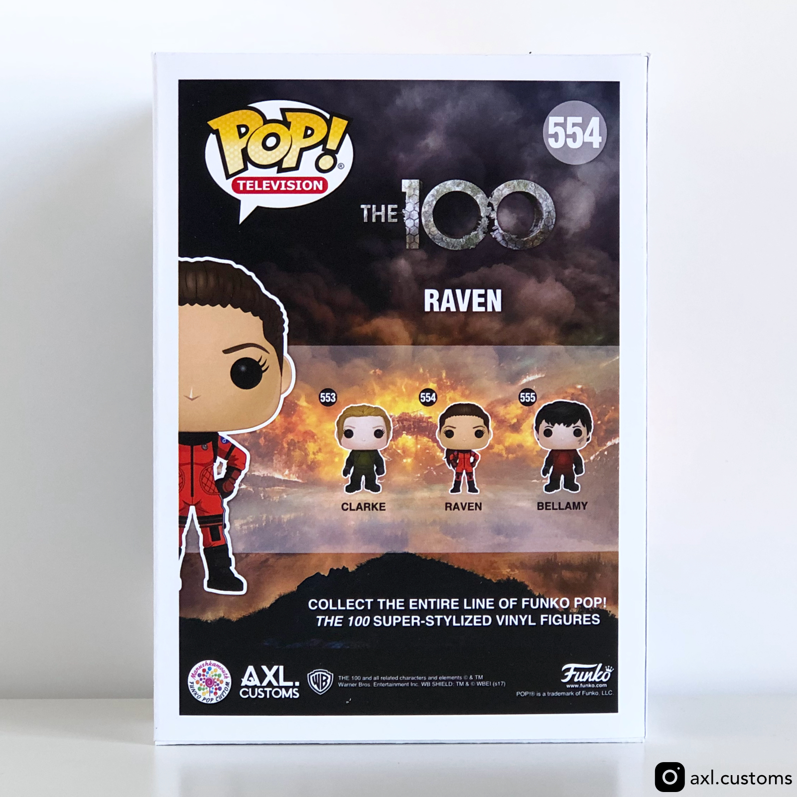 Back Shot The 100 - Raven Custom Funko Pop