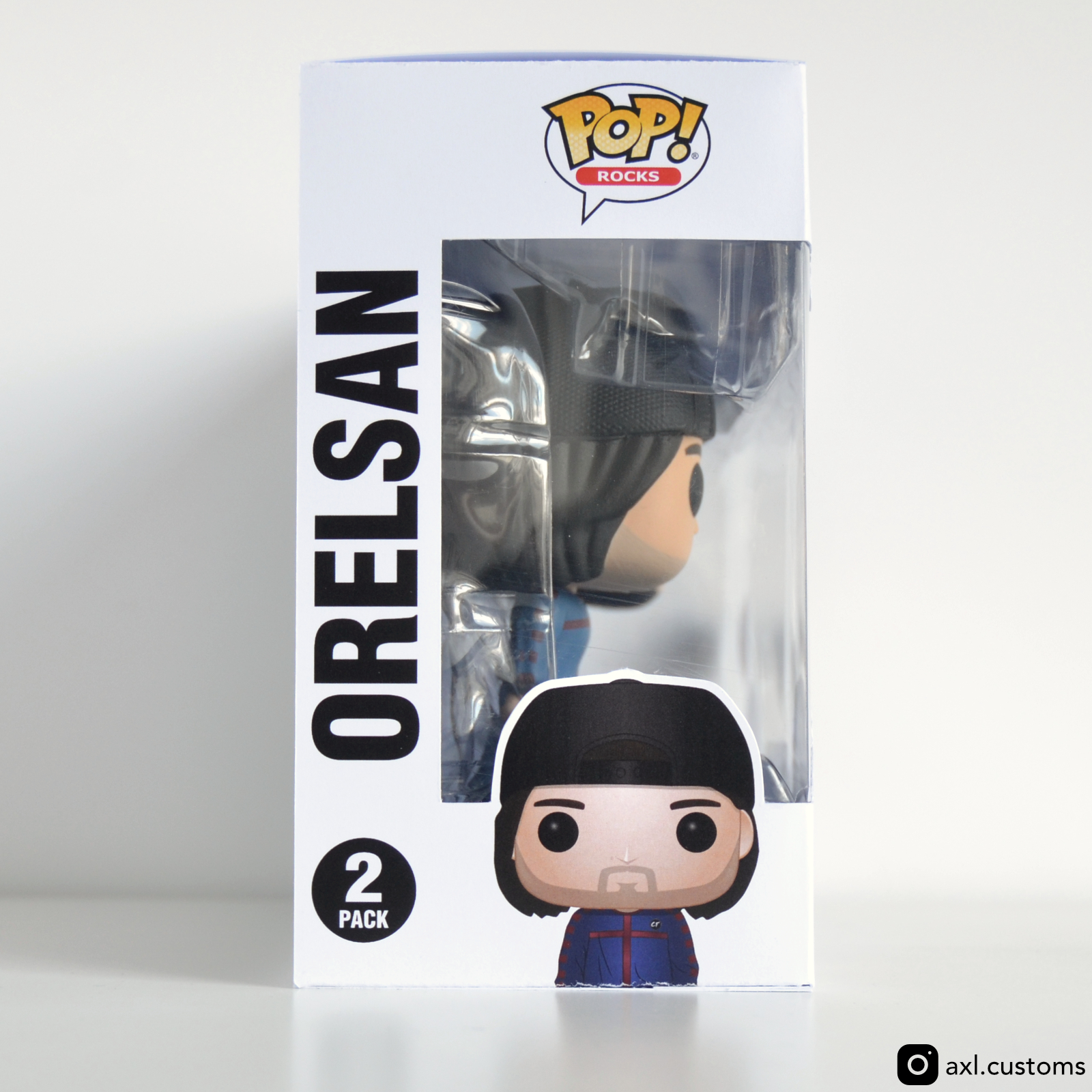 Side Shot Casseurs Flowters - Orelsan & Gringe Custom Funko Pop