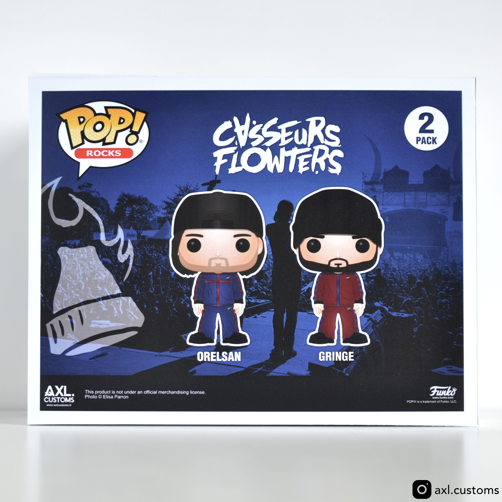 Back Shot Casseurs Flowters - Orelsan & Gringe Custom Funko Pop