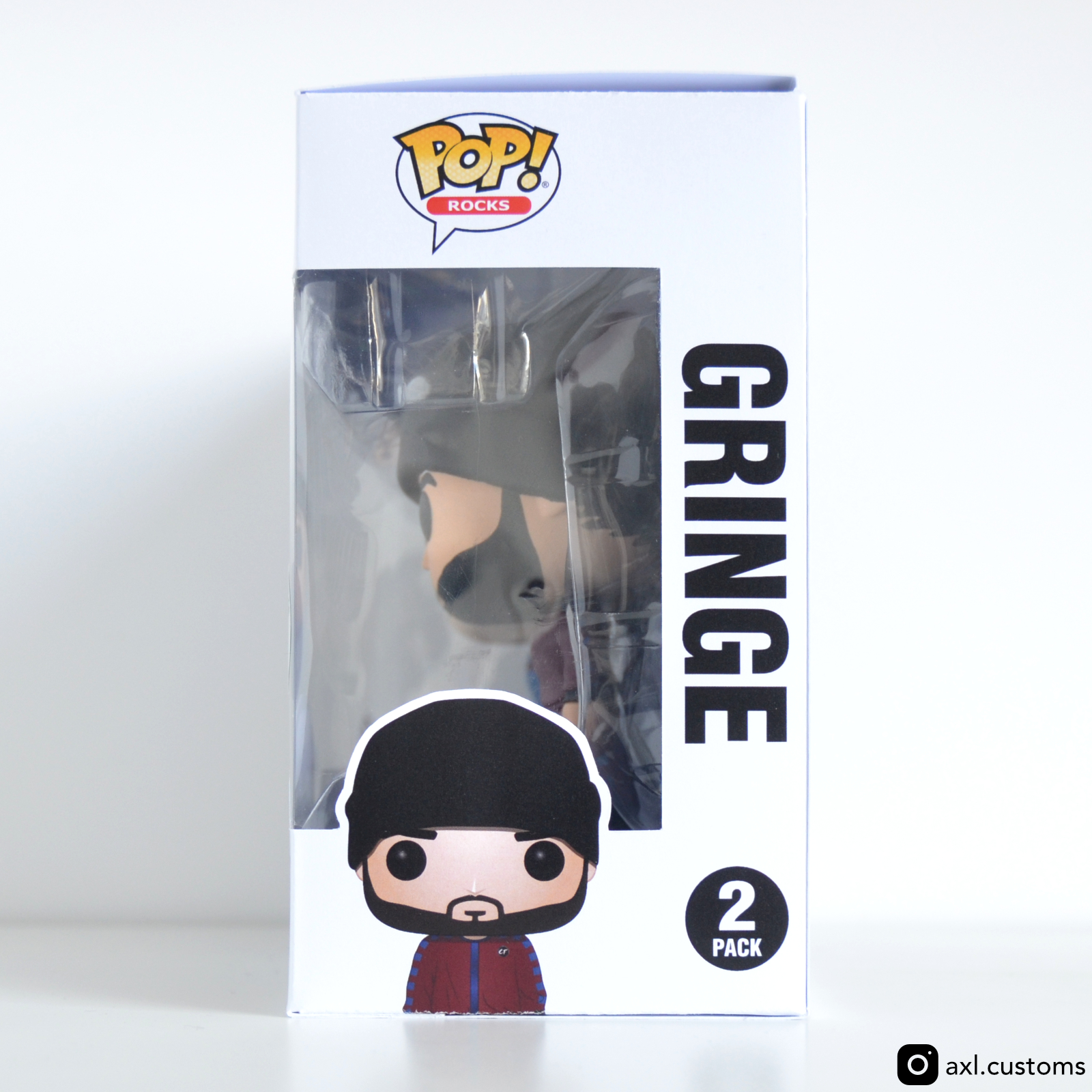 Window Side Shot Casseurs Flowters - Orelsan & Gringe Custom Funko Pop