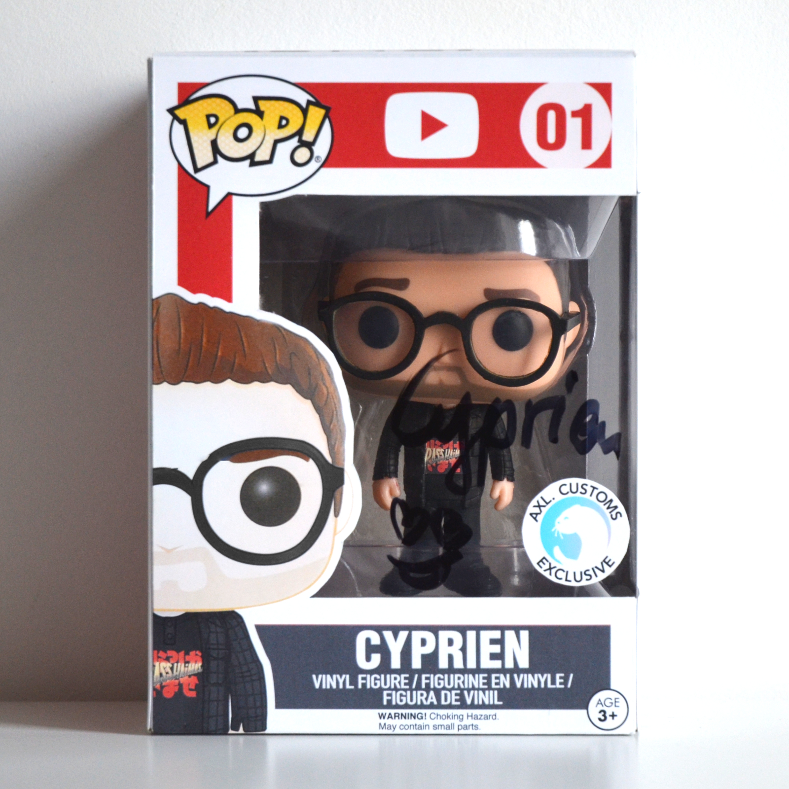 Front Shot Cyprien Custom Funko Pop