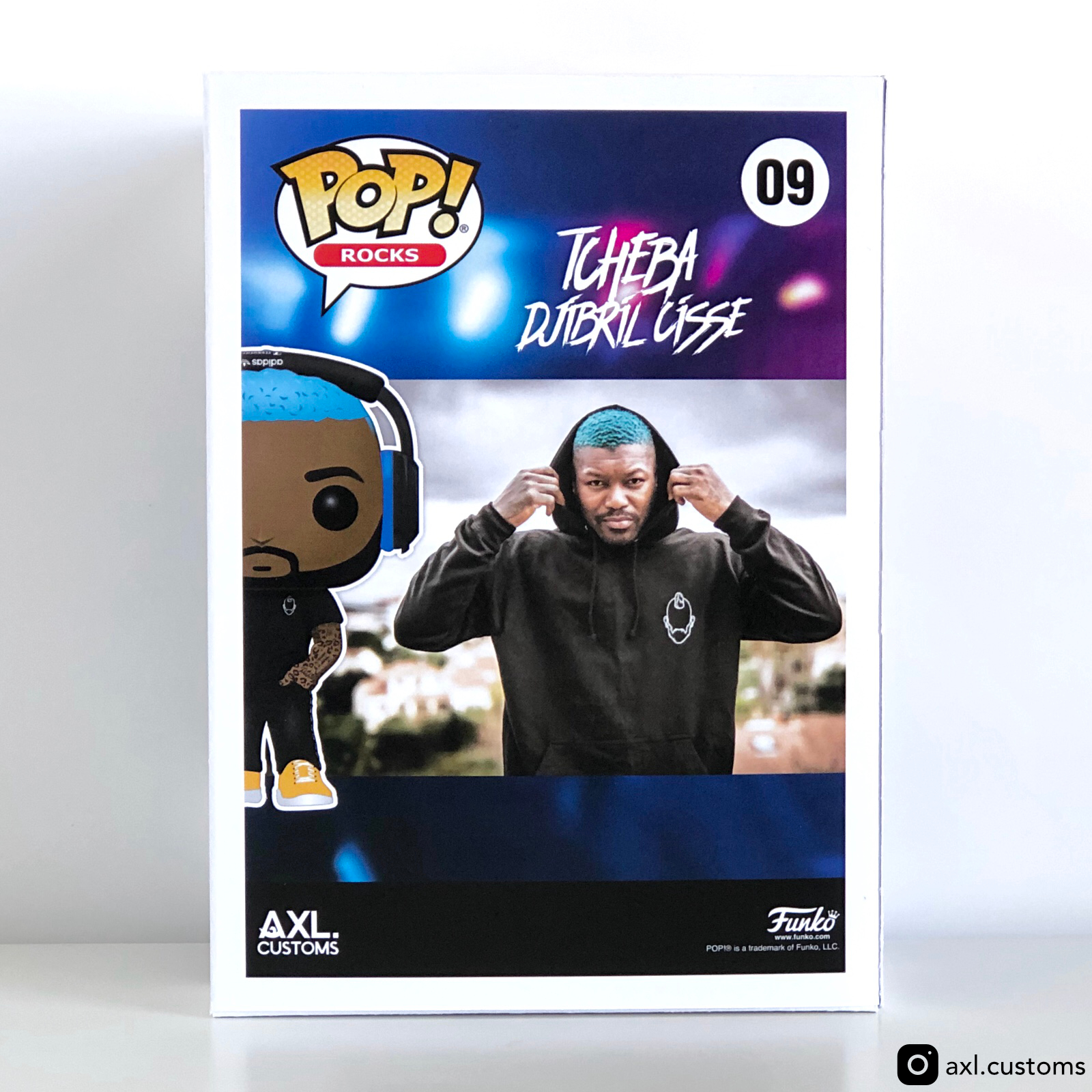 Back Shot Djibril Cissé A.K.A. TCHEBA Custom Funko Pop