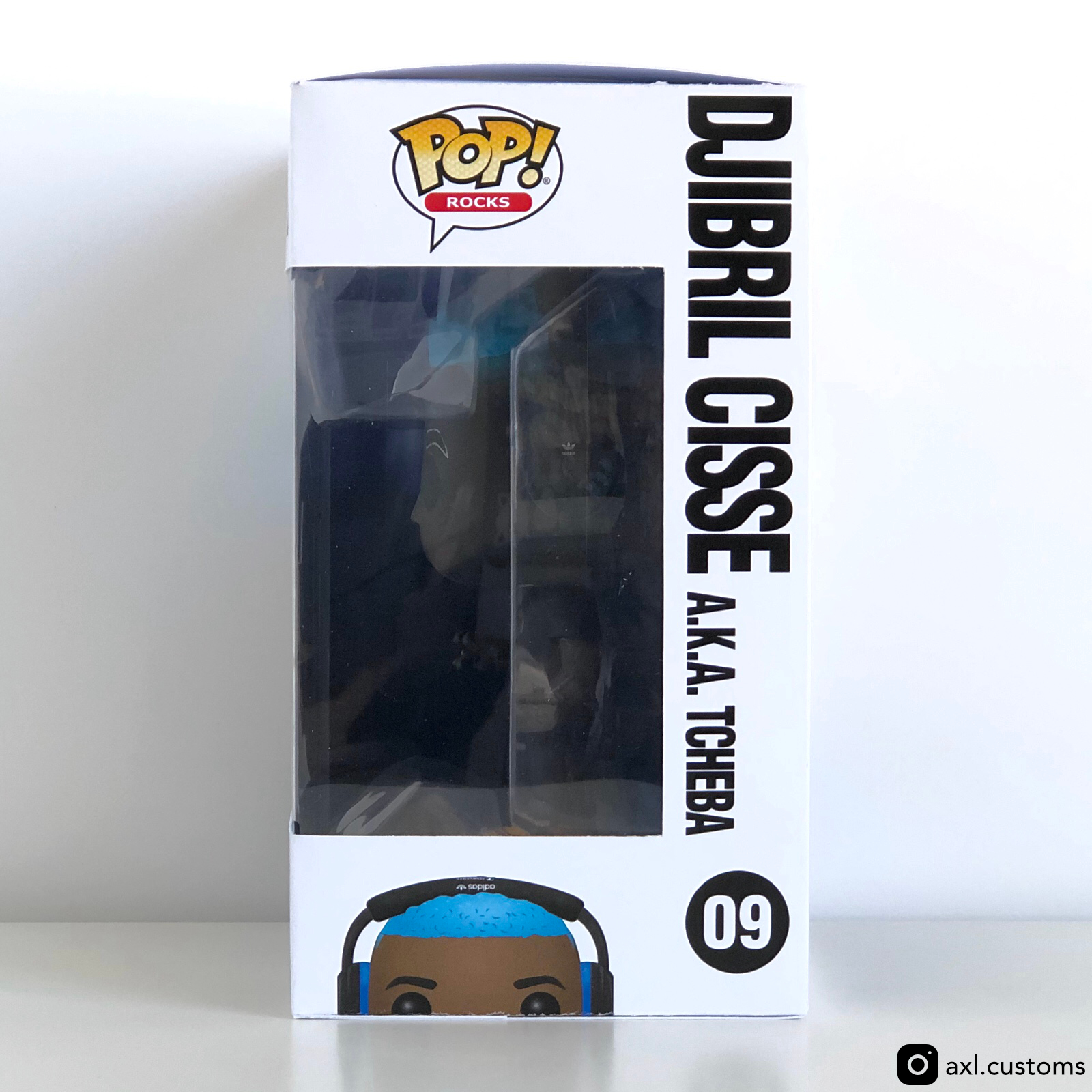 Window Side Shot Djibril Cissé A.K.A. TCHEBA Custom Funko Pop
