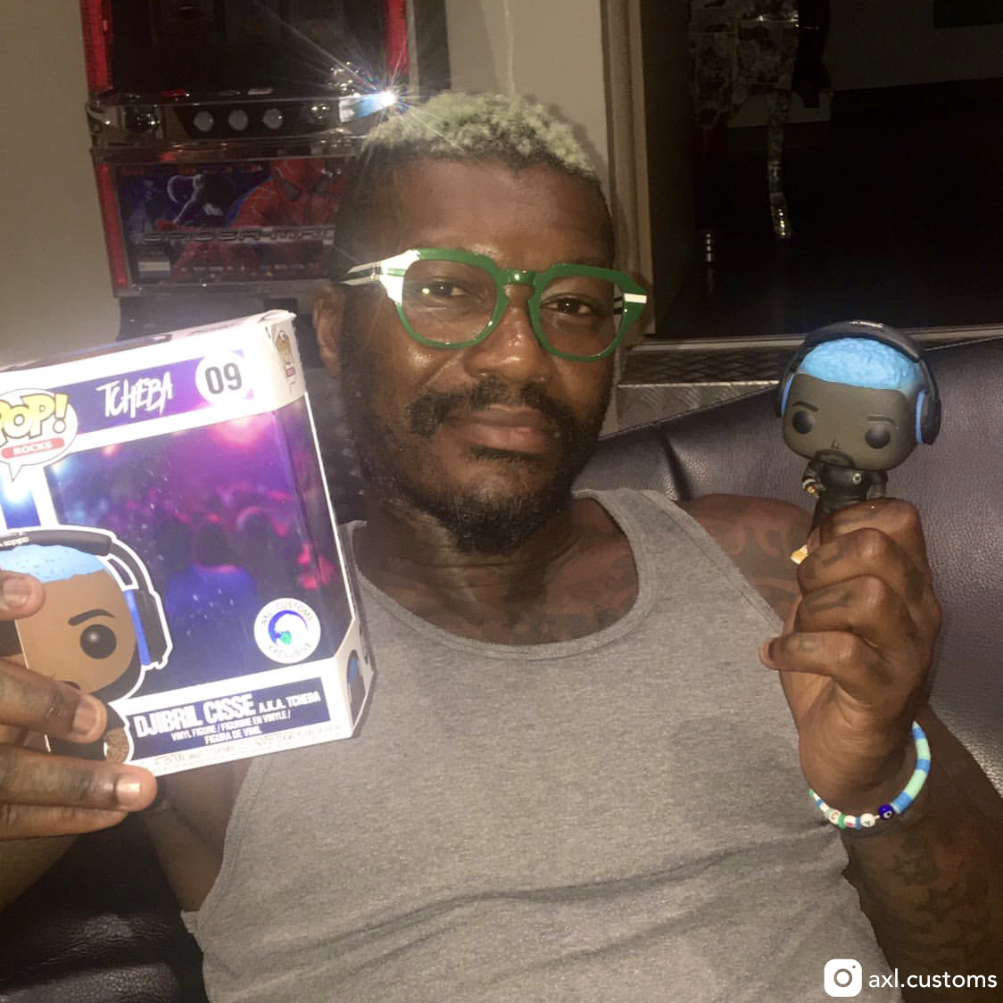 Djibril Cissé Djibril Cissé A.K.A. TCHEBA Custom Funko Pop