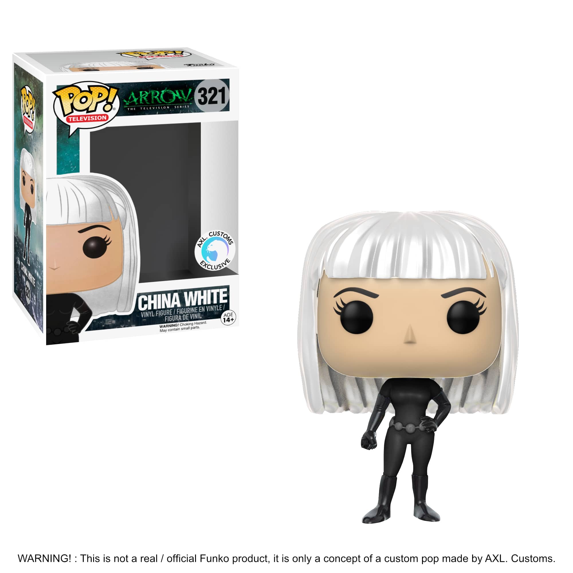Glam Shot Arrow - China White Custom Funko Pop