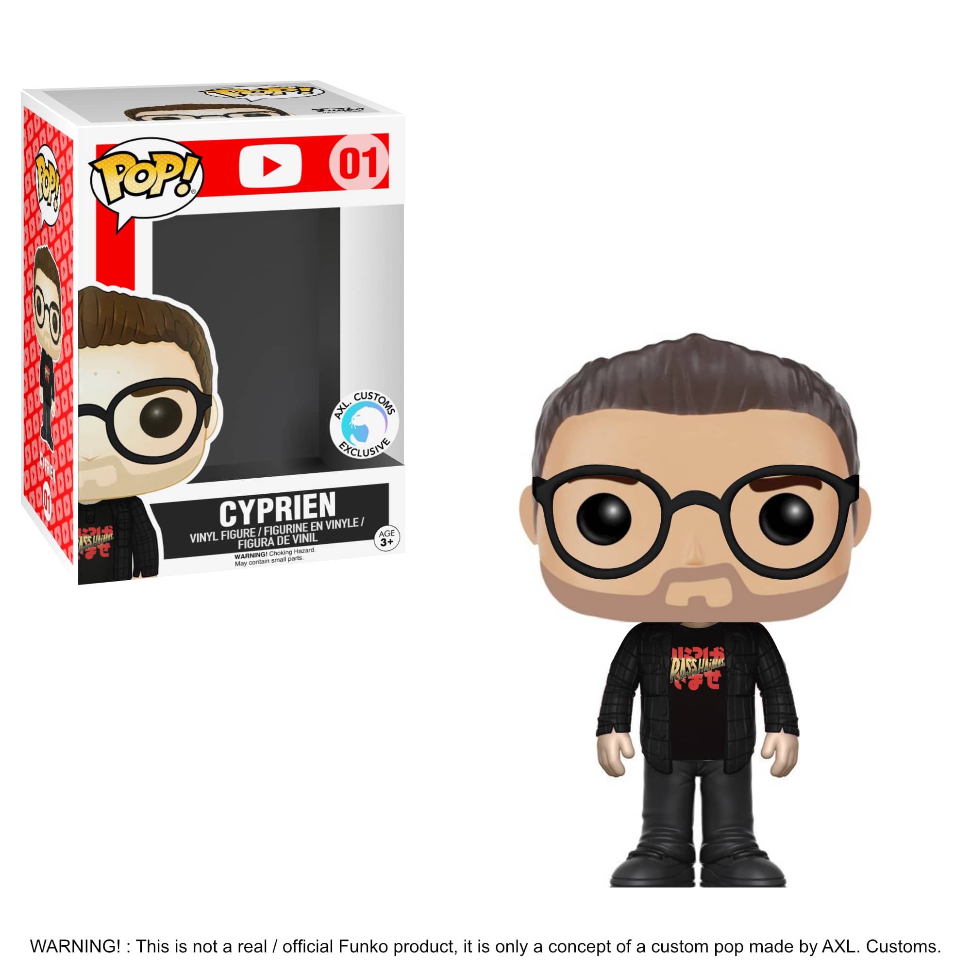 Glam Shot Cyprien Custom Funko Pop